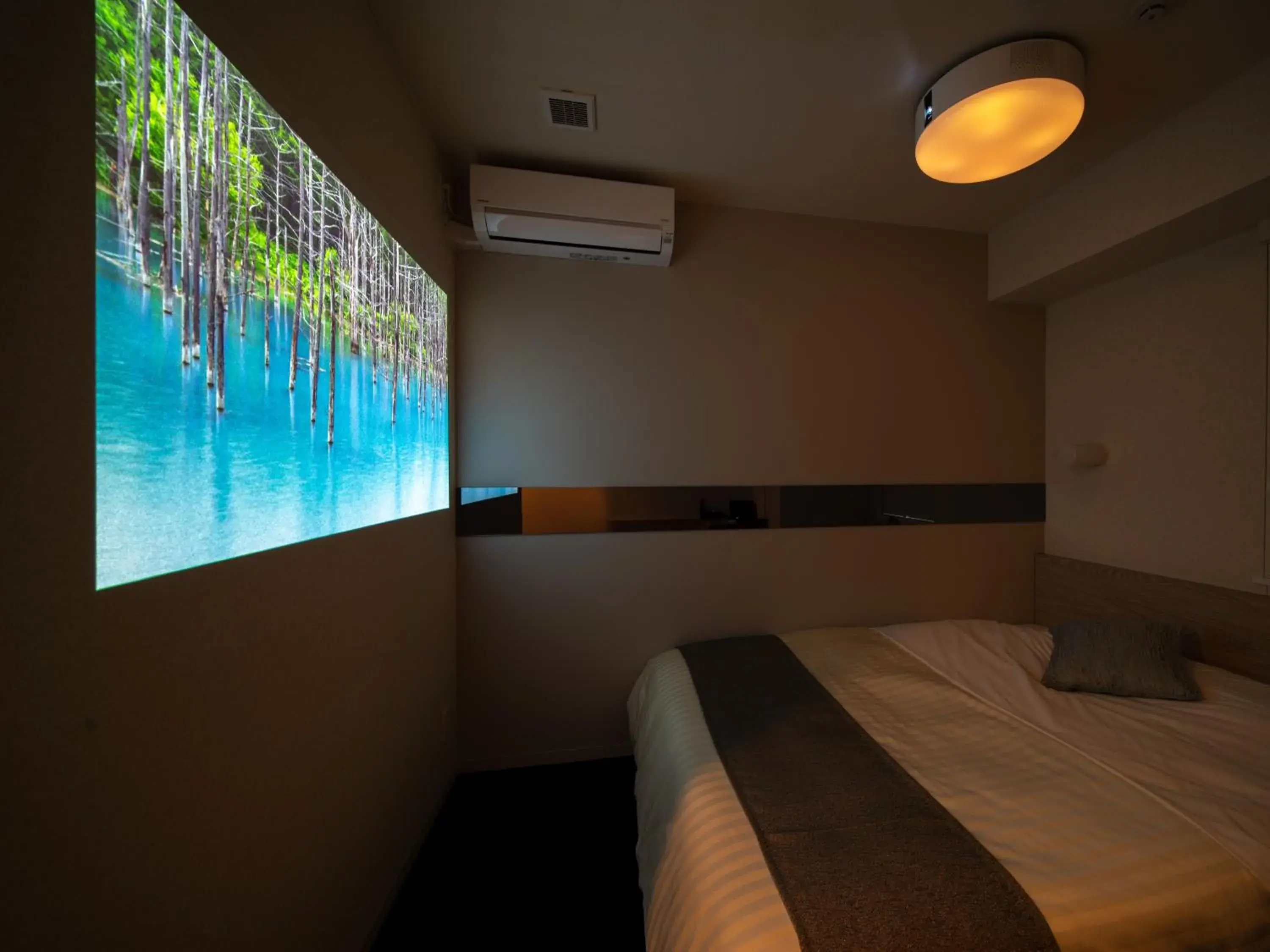 Bed in Super Hotel Premier Akihabara Bed in Super Hotel Premier Akihabara