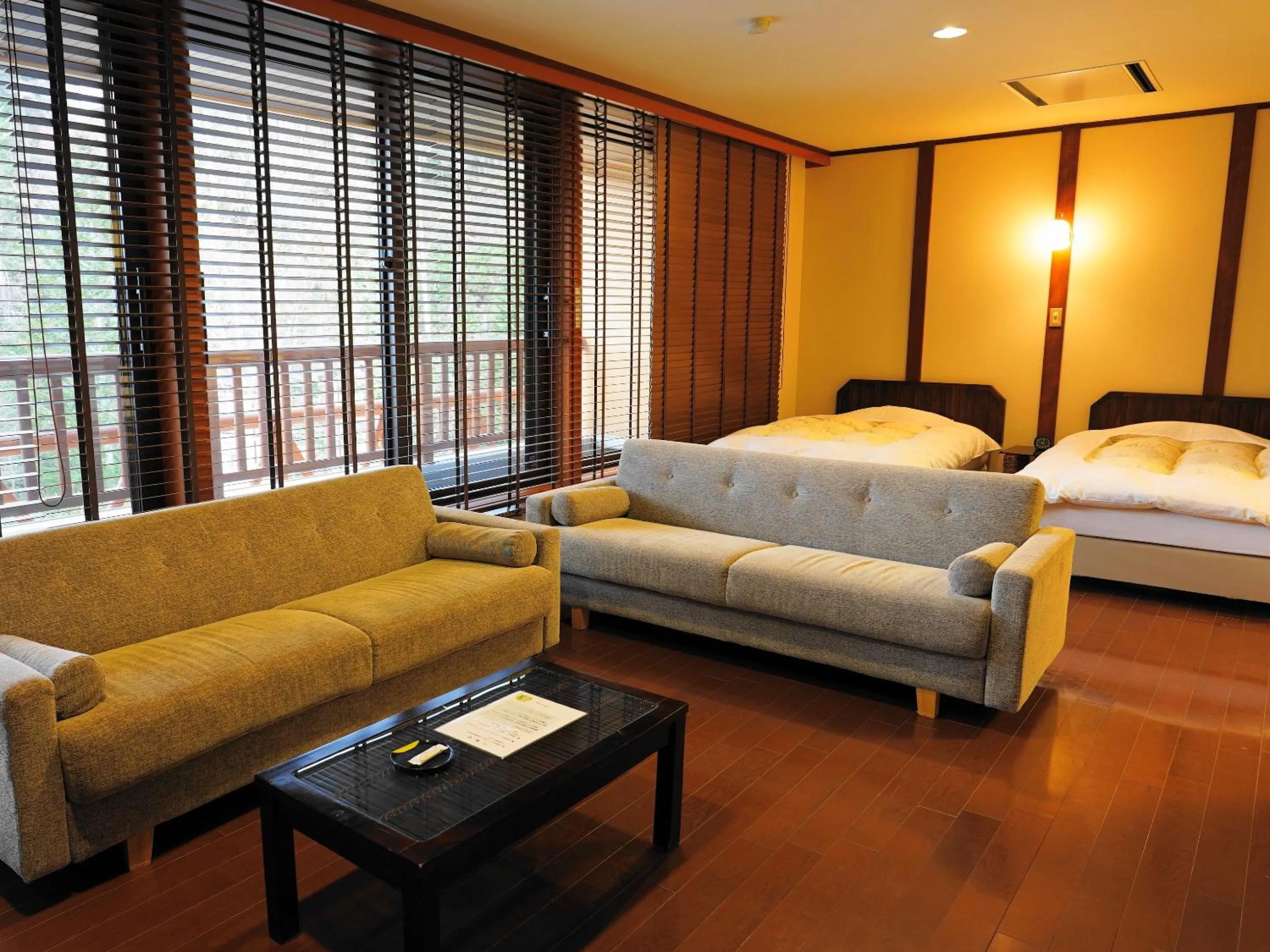 Bed in Tomuraushionsen Higashi Taisetsuso