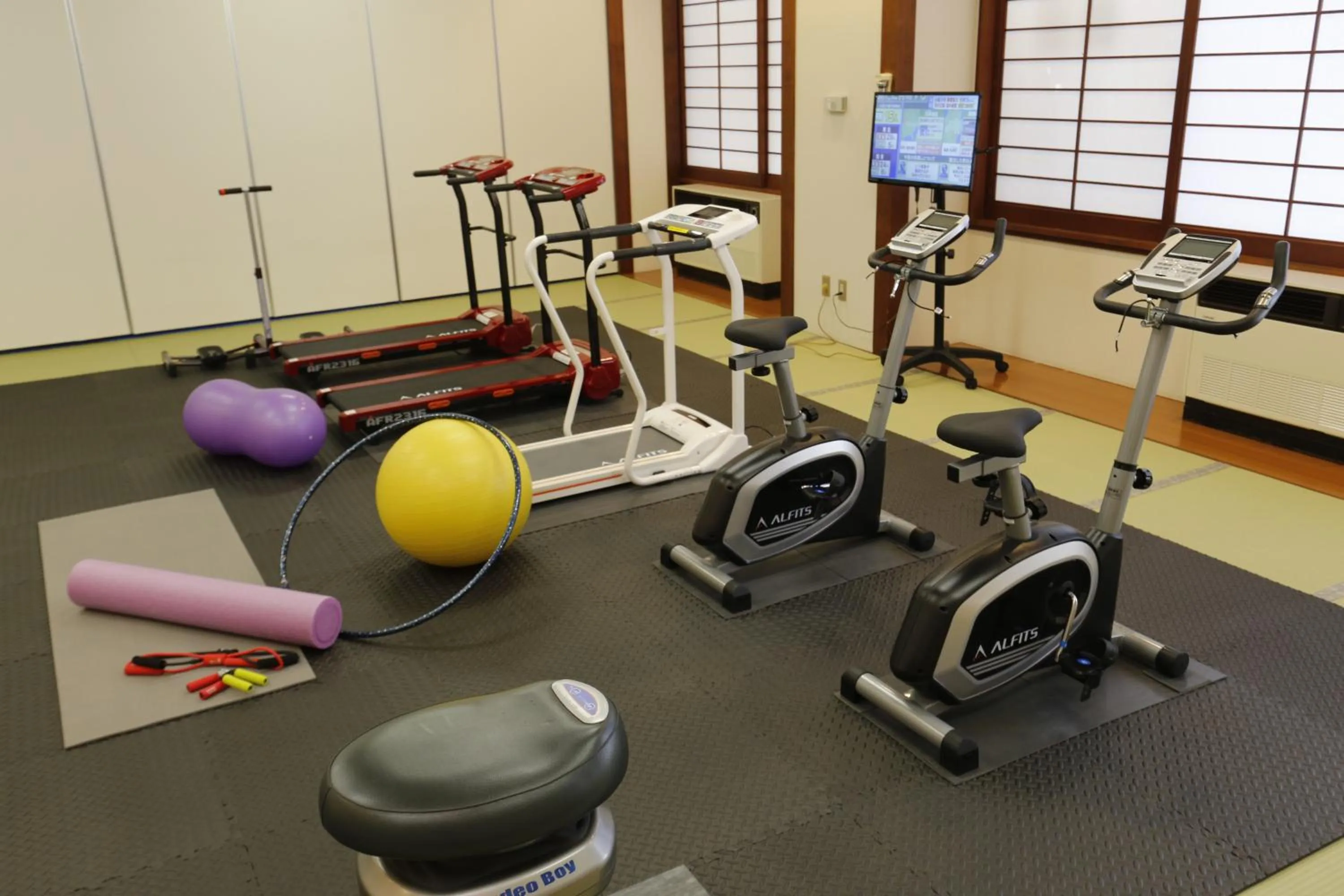 Fitness centre/facilities in Tomuraushionsen Higashi Taisetsuso