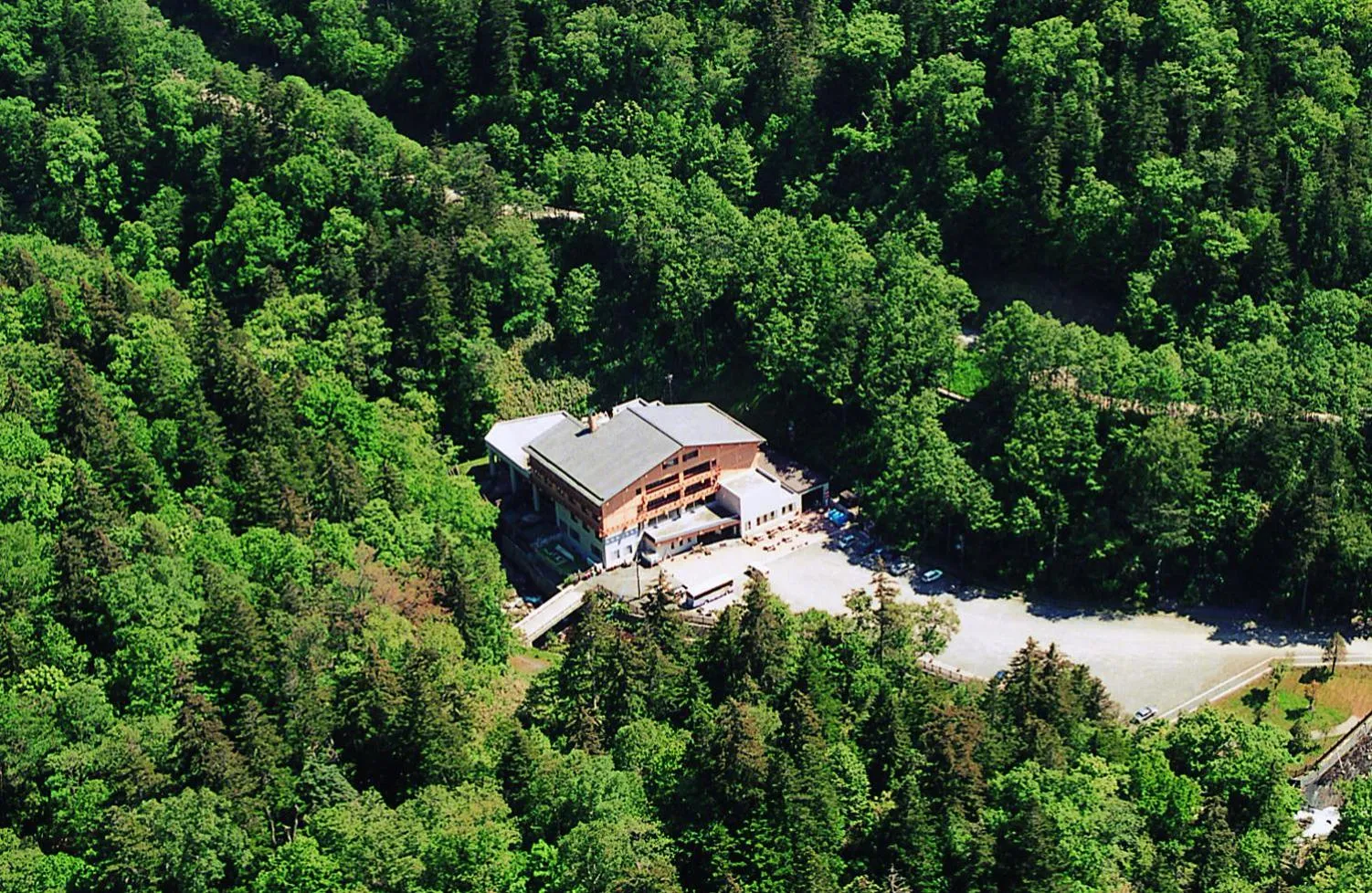 Bird's eye view in Tomuraushionsen Higashi Taisetsuso