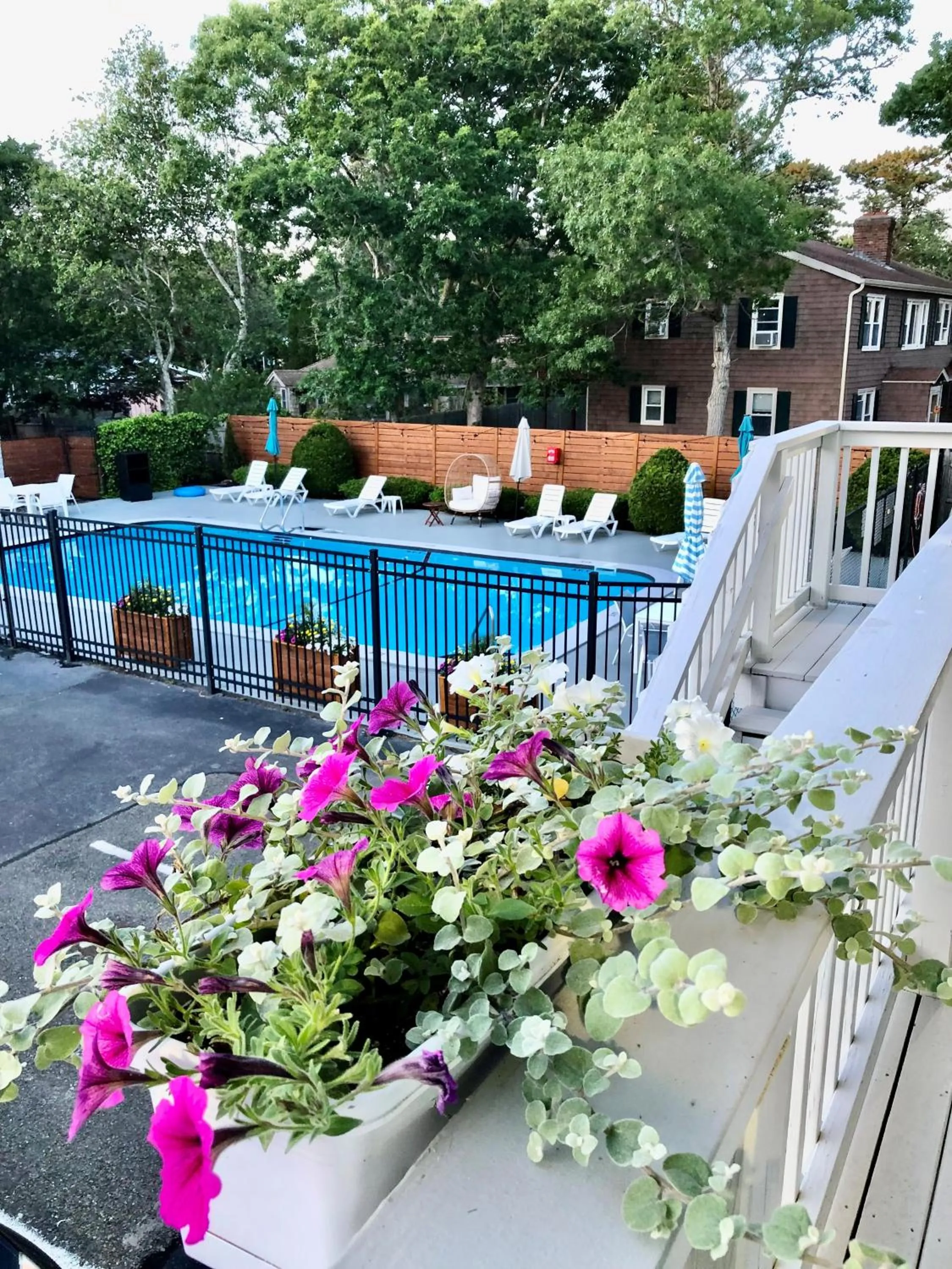 Swimming pool in Ocean Breeze Motel