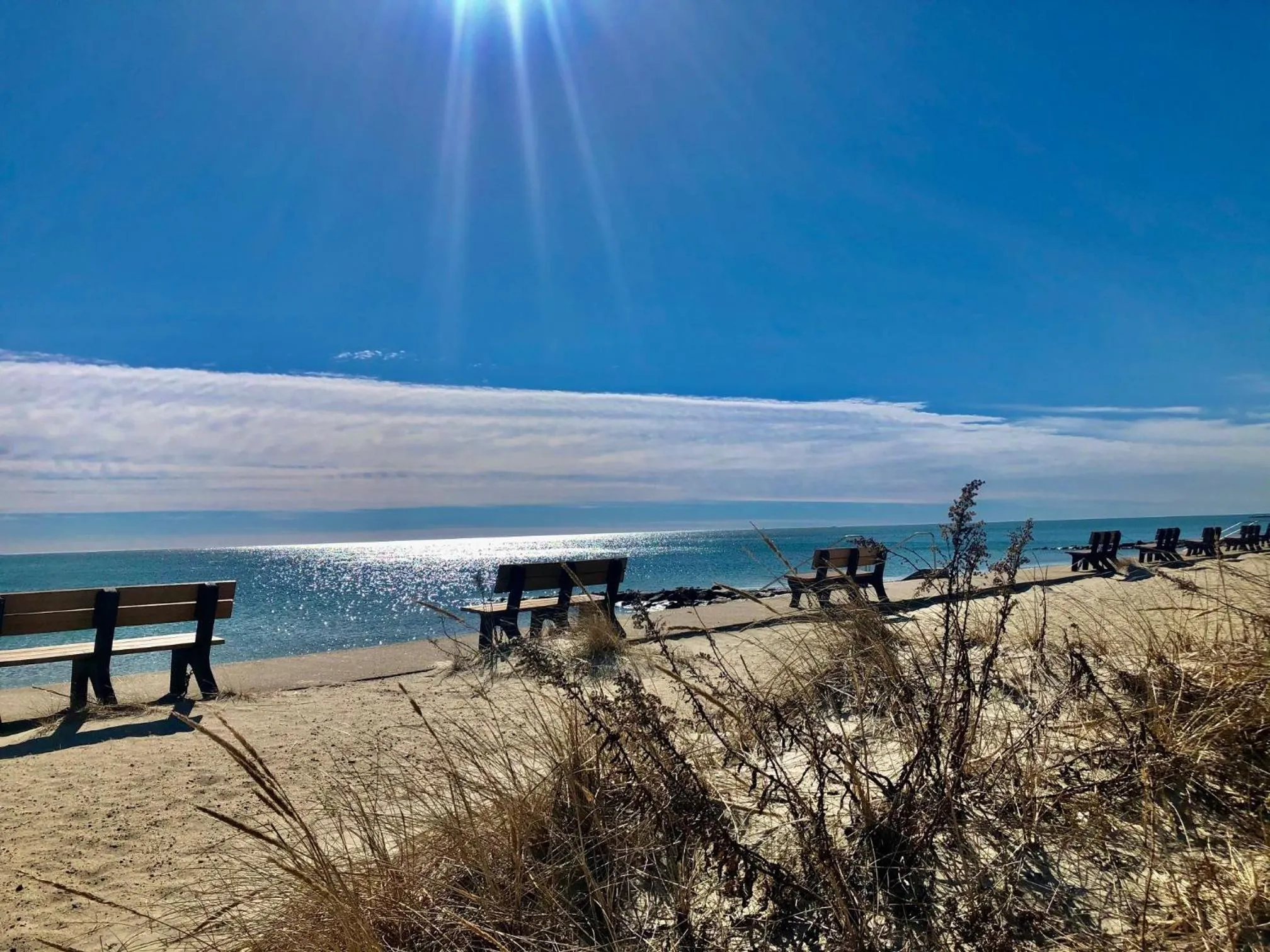 Beach in Ocean Breeze Motel