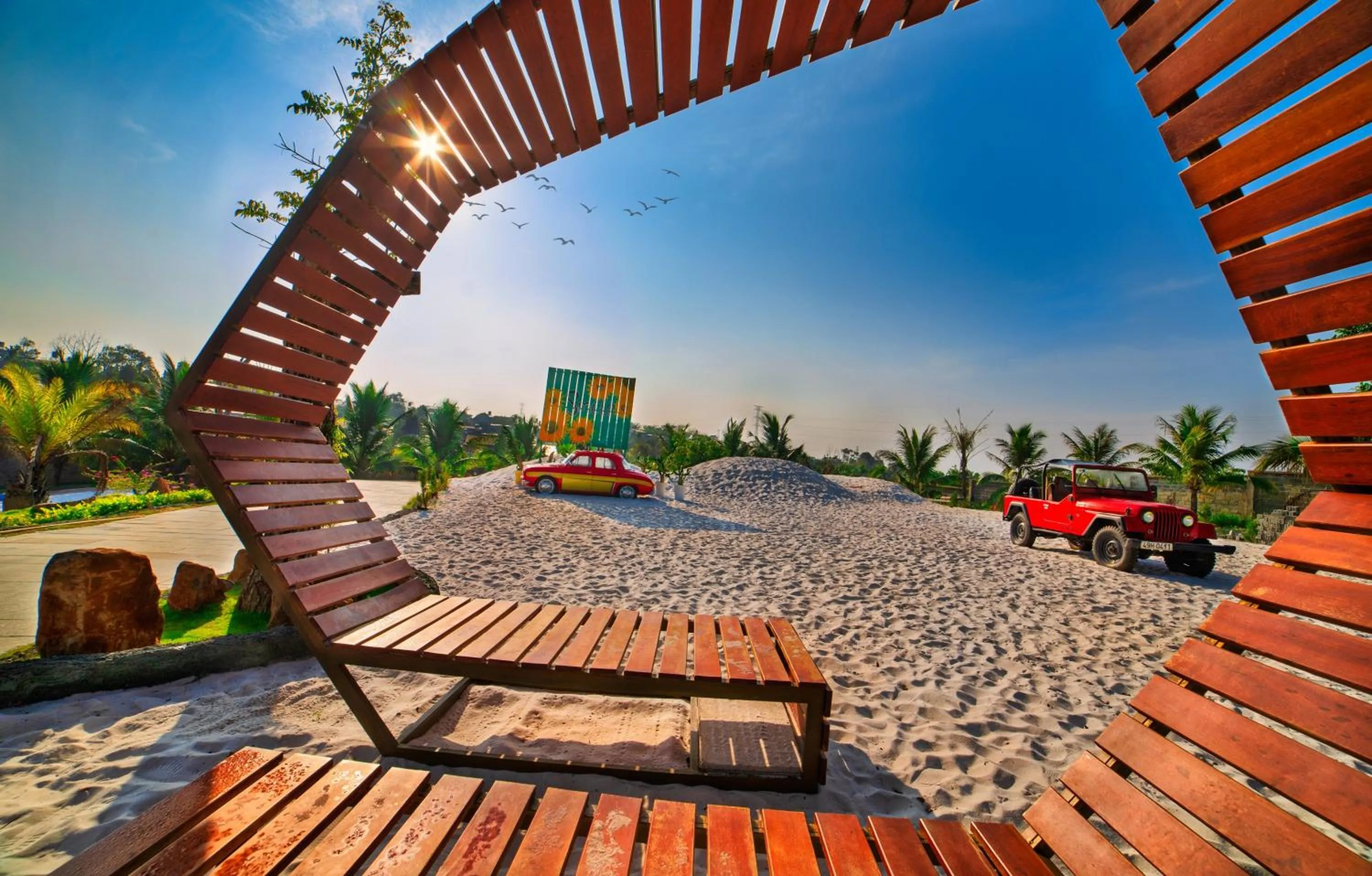 Natural landscape in Tea Resort