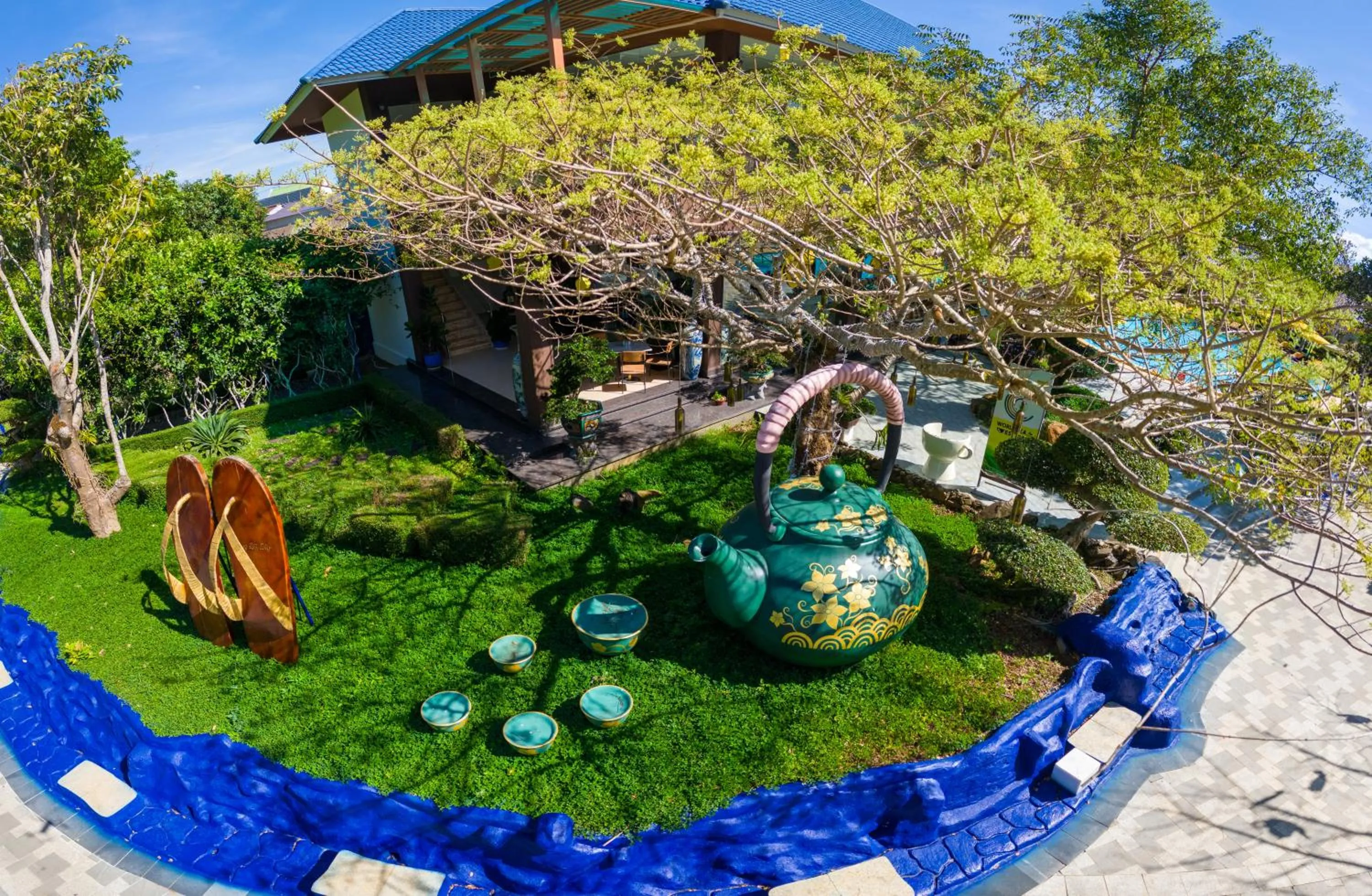 Garden in Tea Resort