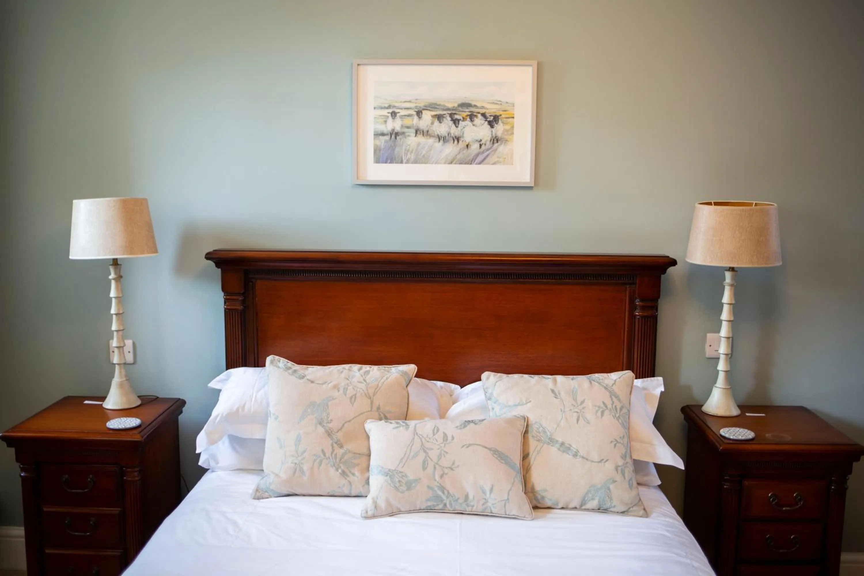 Bed in The Penrallt Country House Hotel