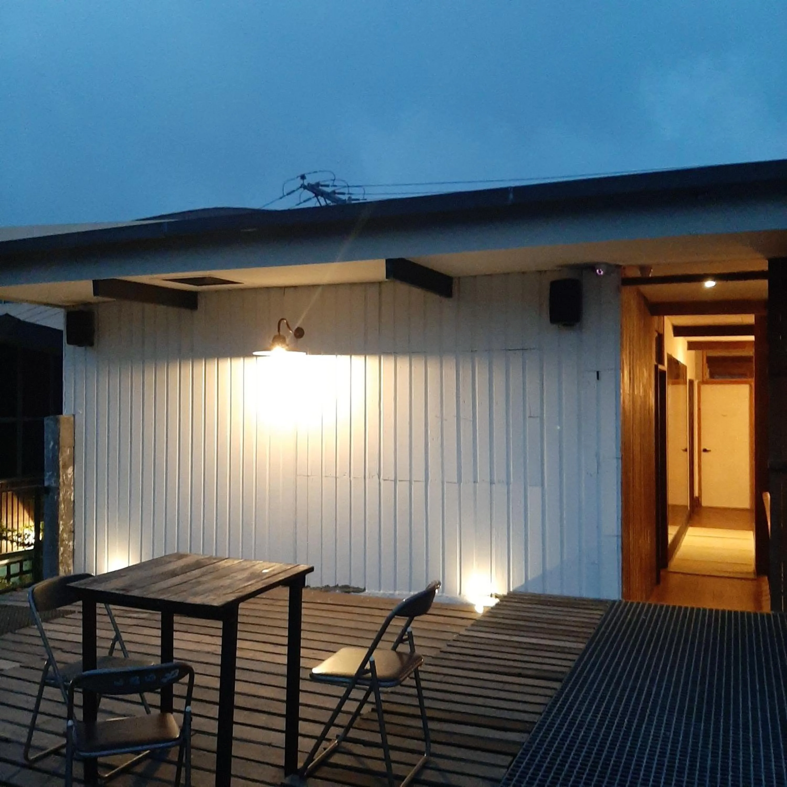 Patio in The Flying Fish Hostel Cebu