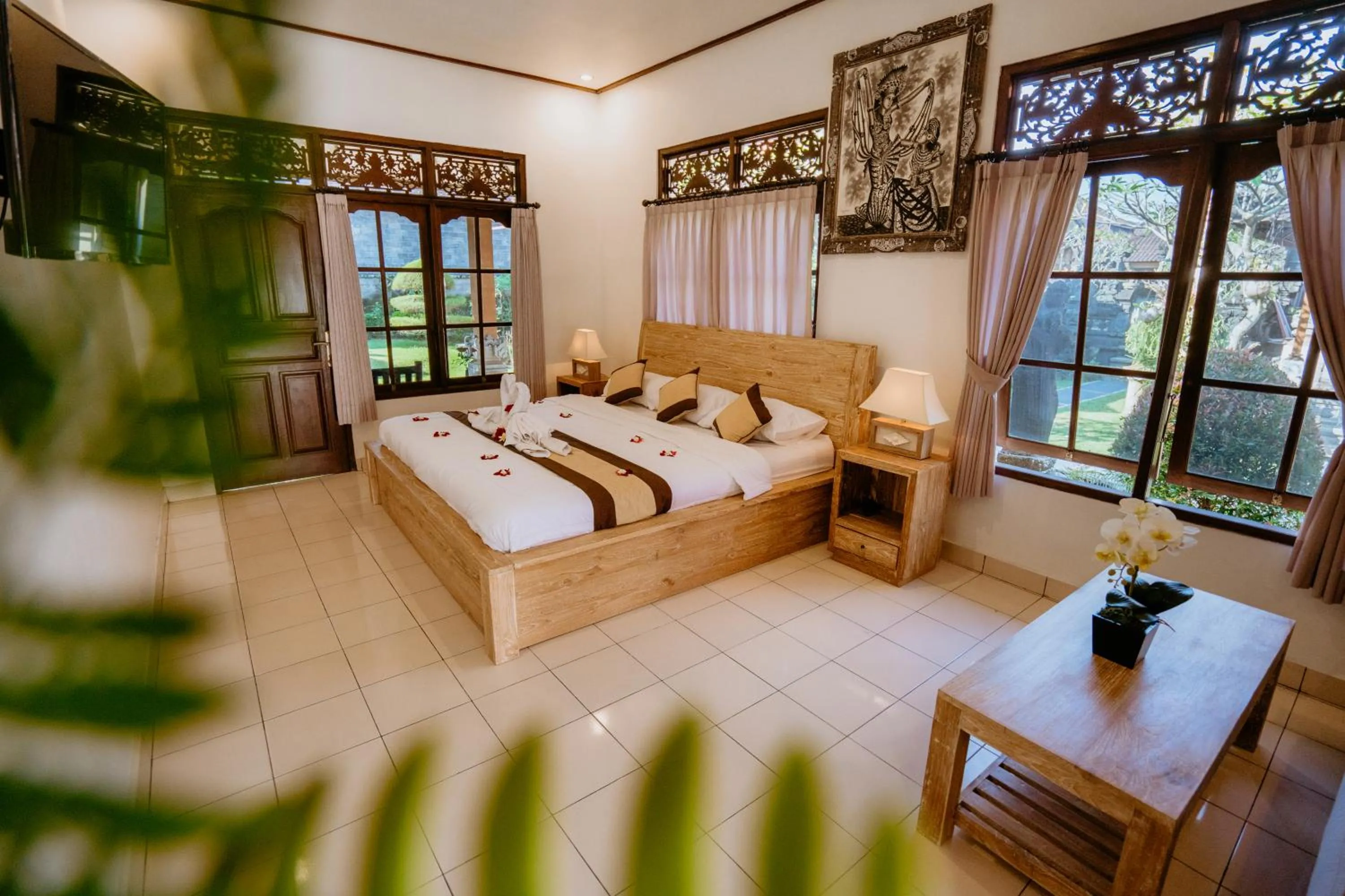 Photo of the whole room, Bed in Rahayu Guest House Ubud