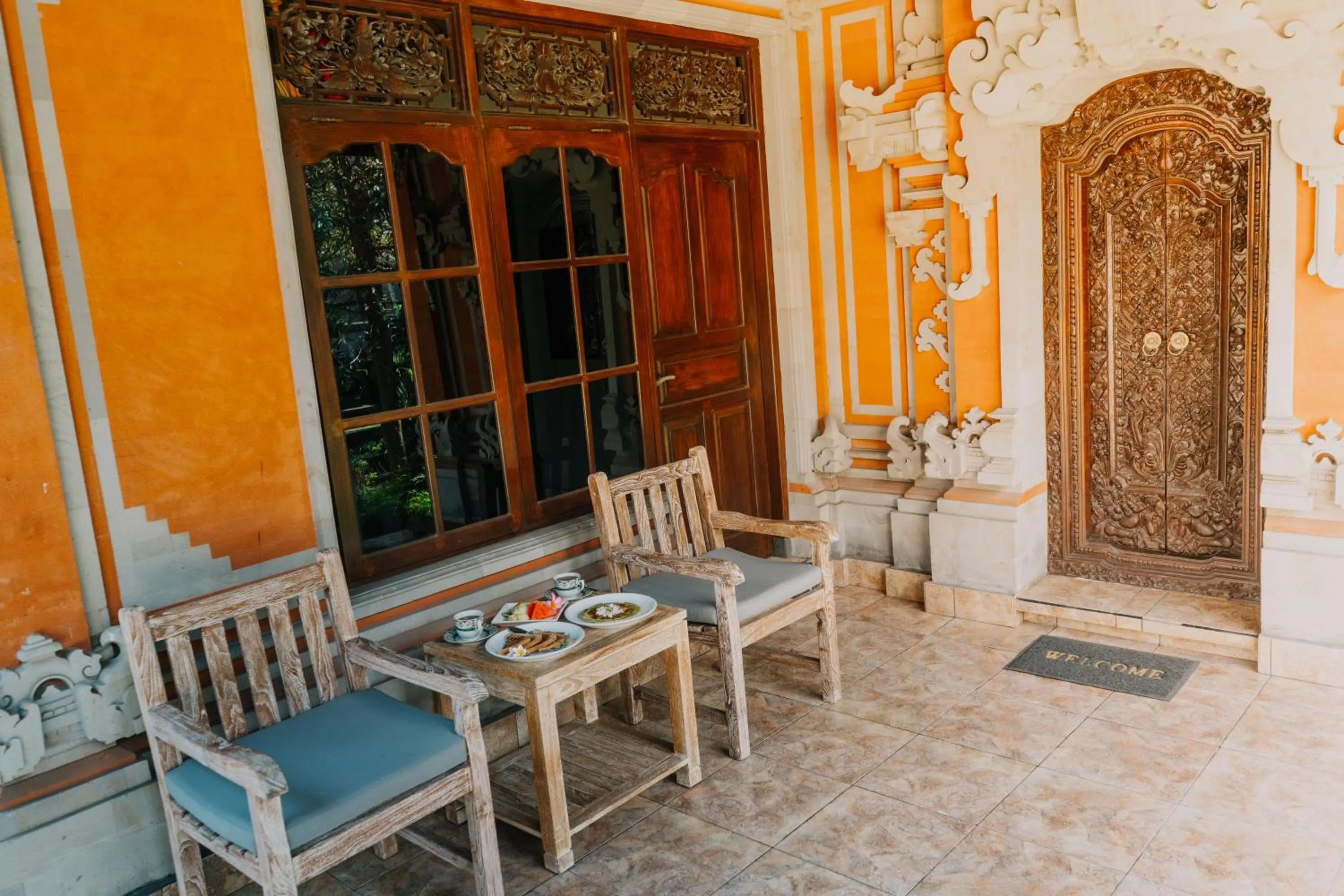 Patio in Rahayu Guest House Ubud