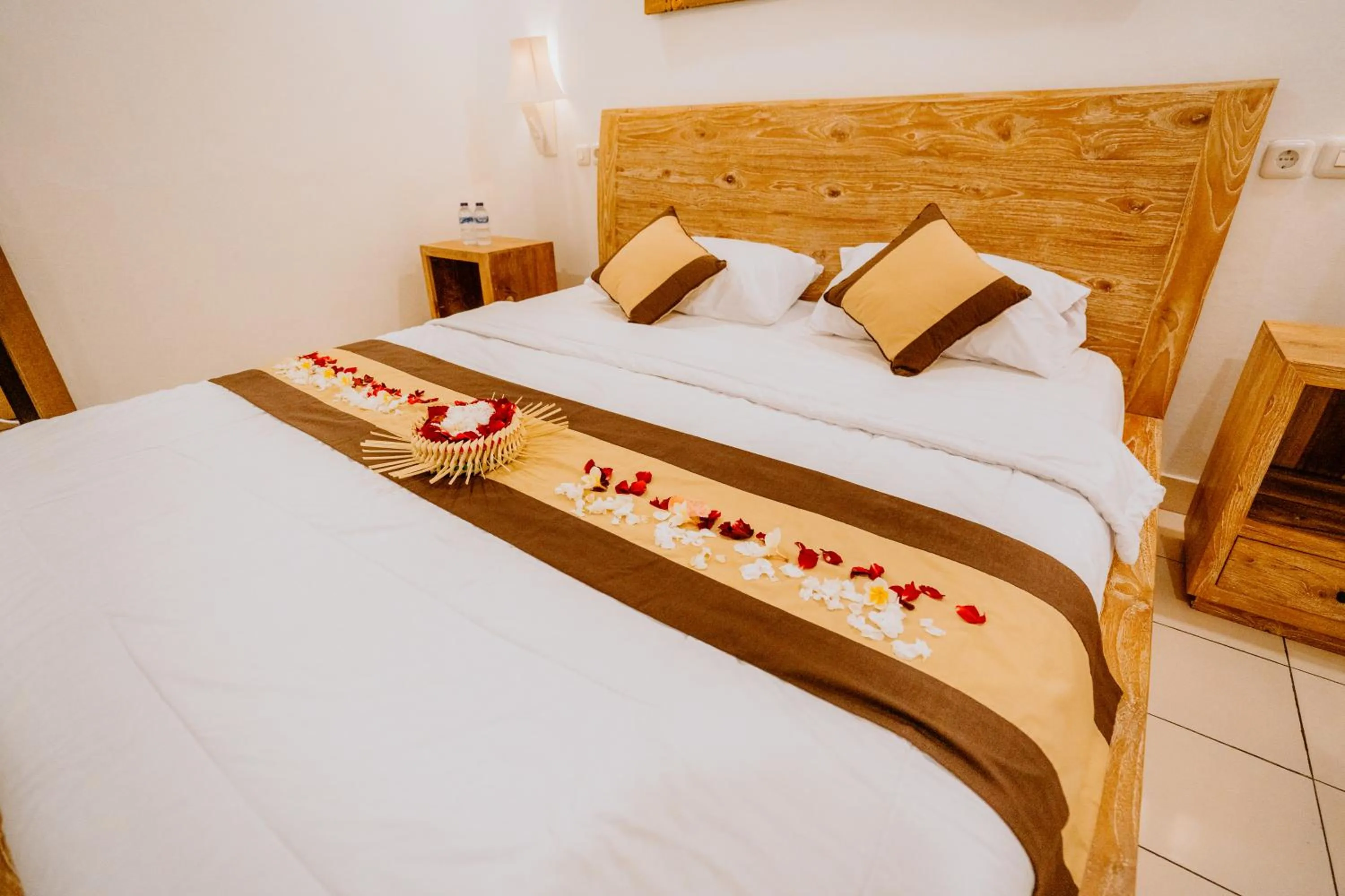 Bed in Rahayu Guest House Ubud