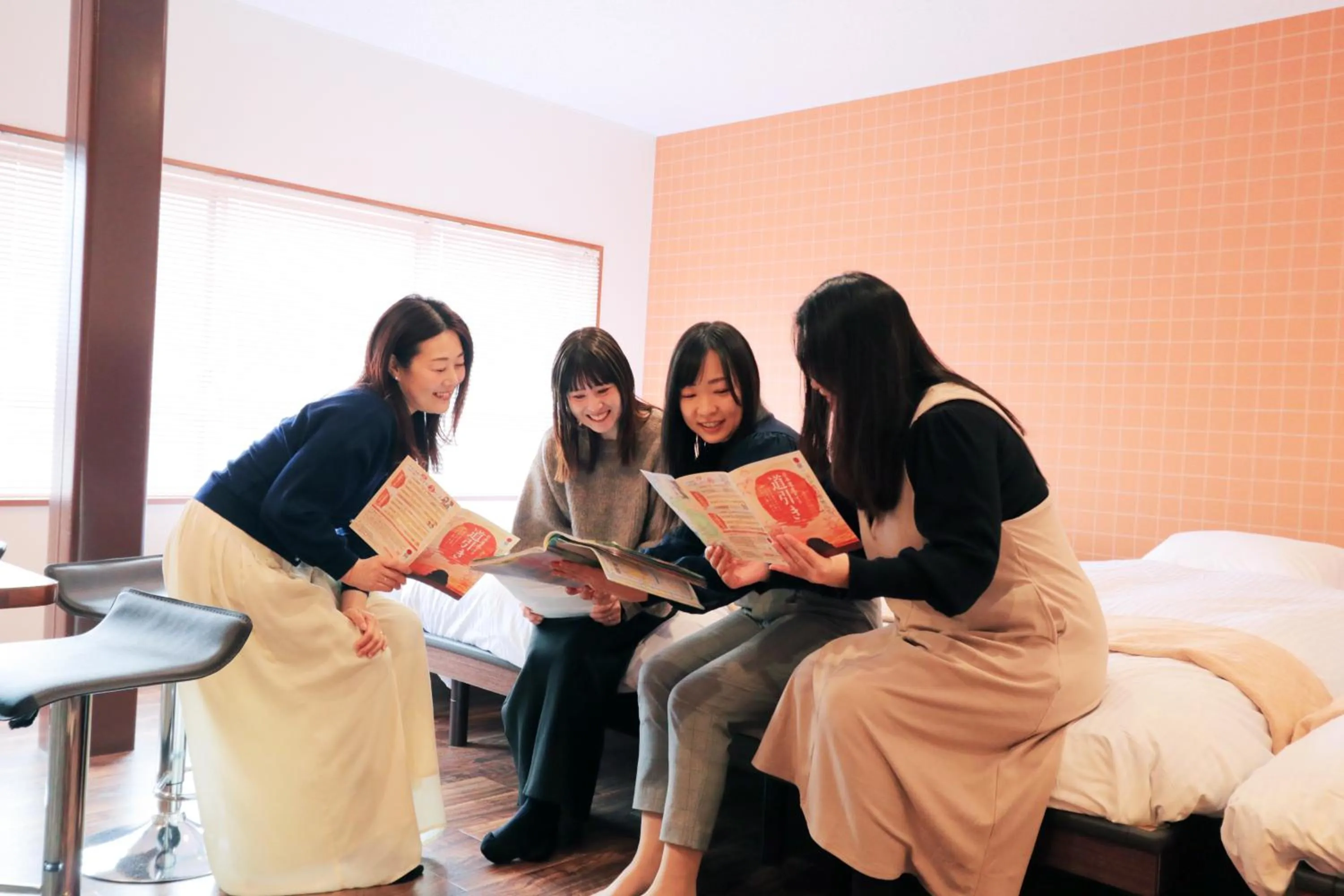People, Bed in Villa Izumoya