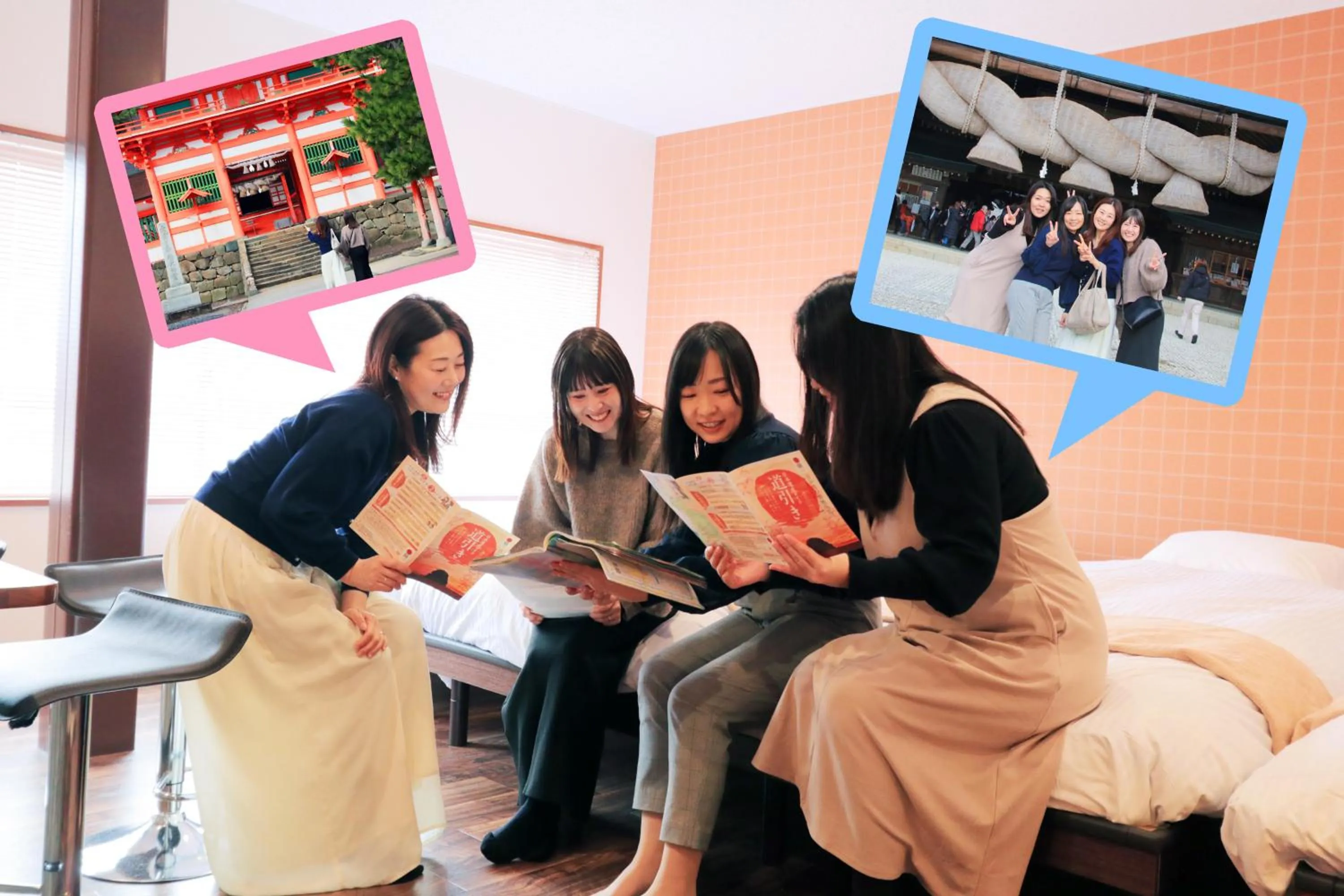 People in Villa Izumoya