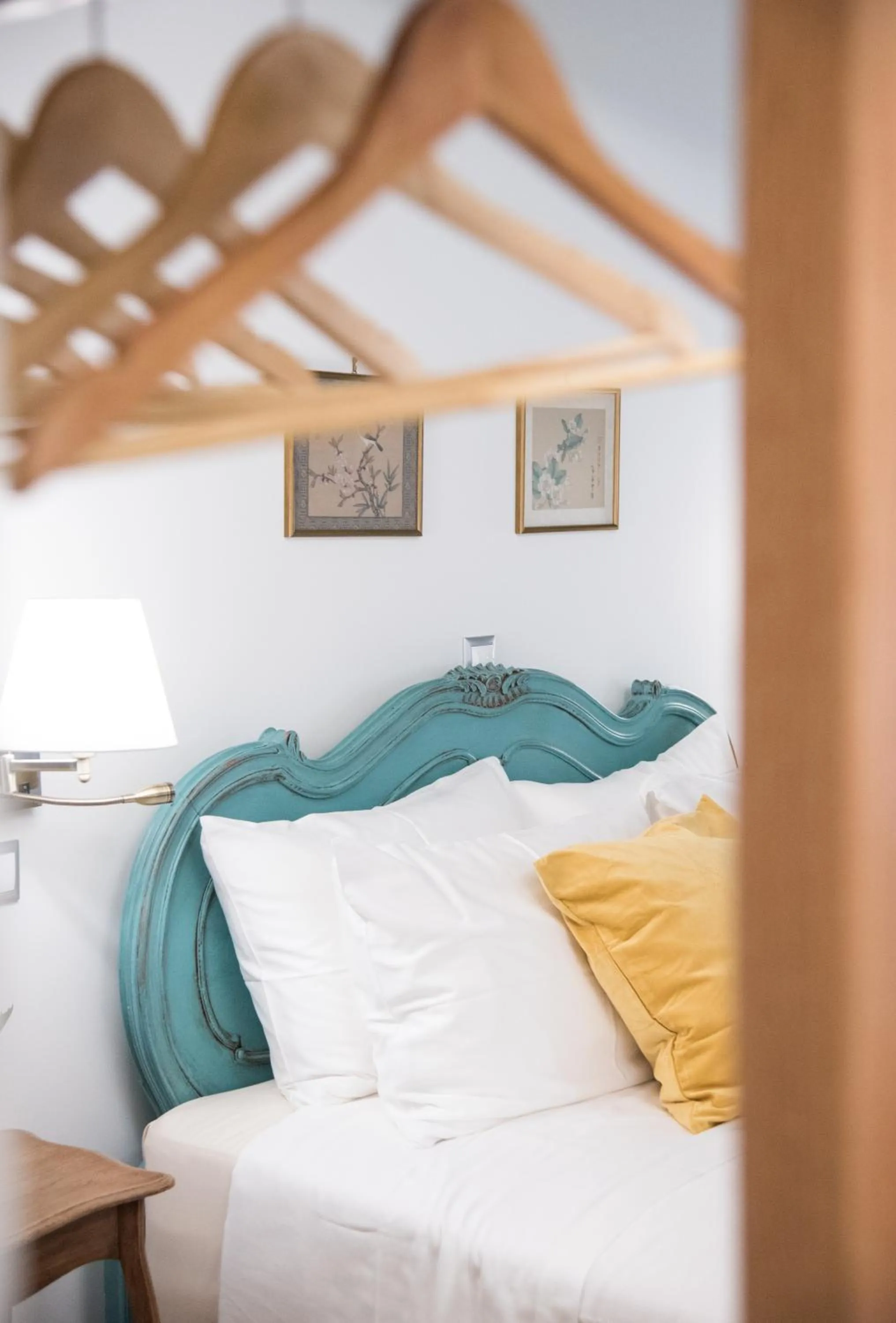 Bed in Rastoni Athens Suites near Acropolis at Tsatsou street