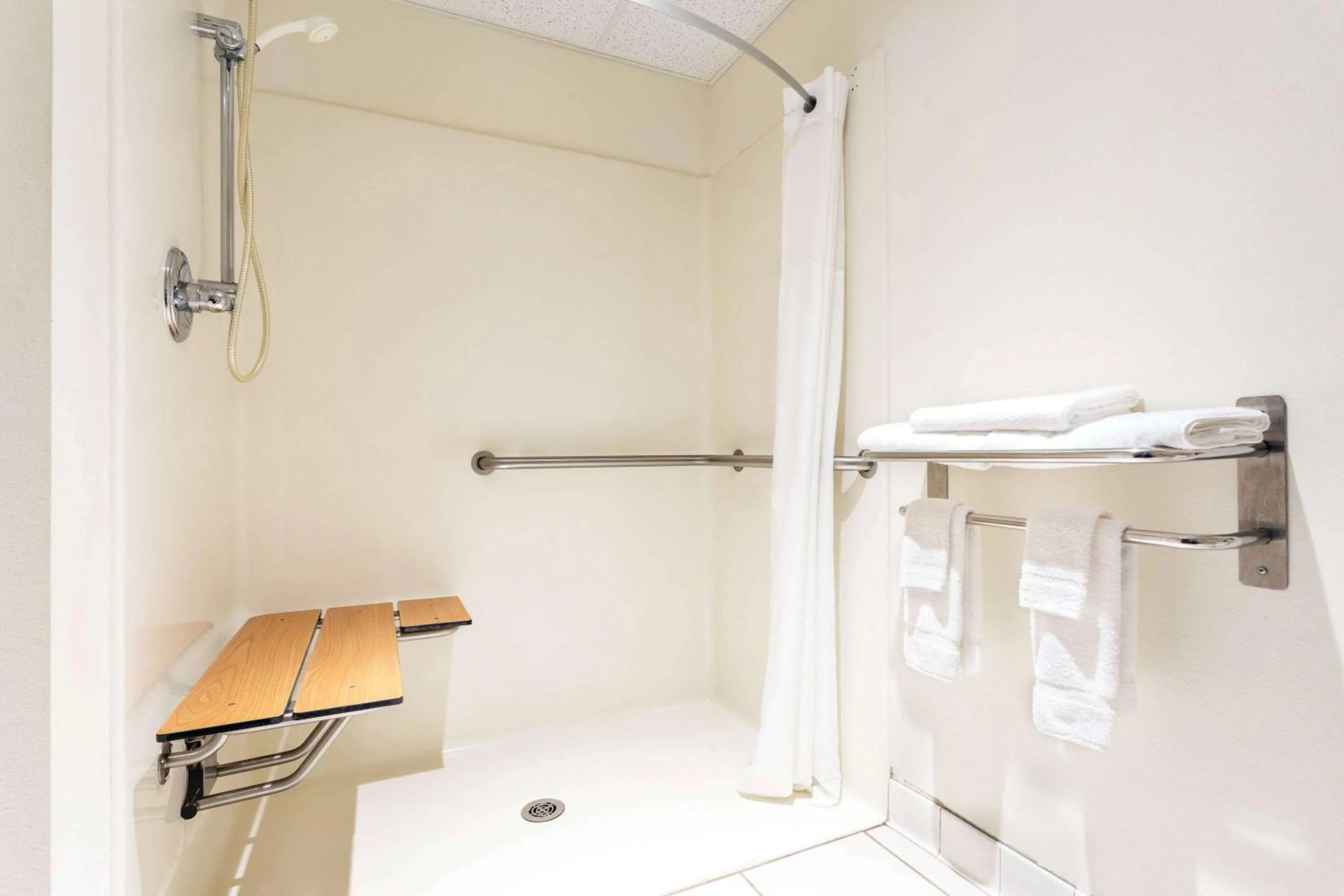 Shower in Super 8 by Wyndham Cresco IA