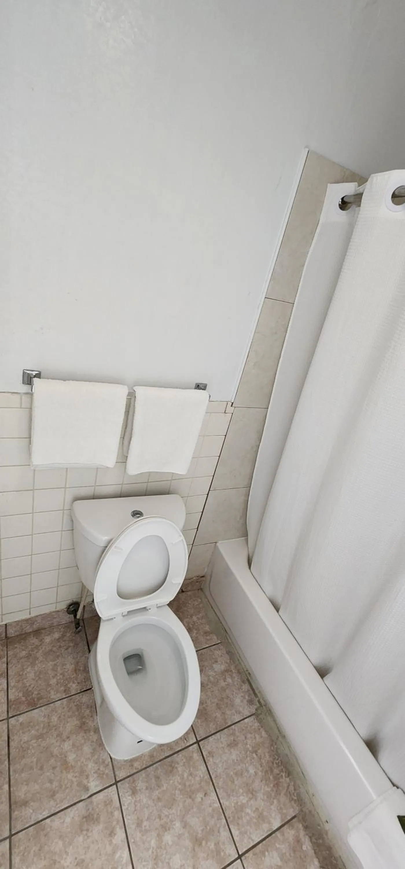 Bathroom in Turnpike Motel Richmond VA by Hotel O US 60