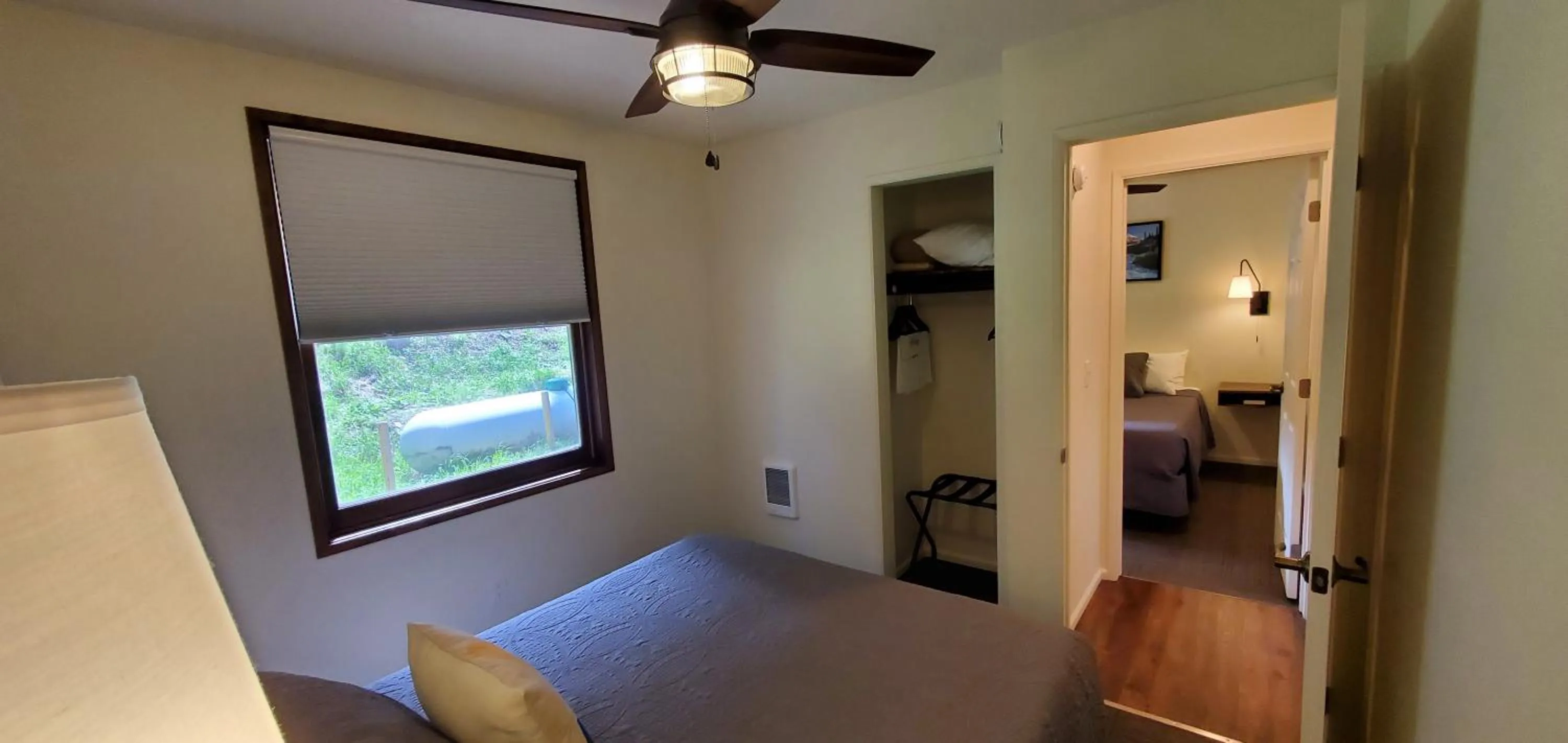 Bed in Eagle Cap Chalets