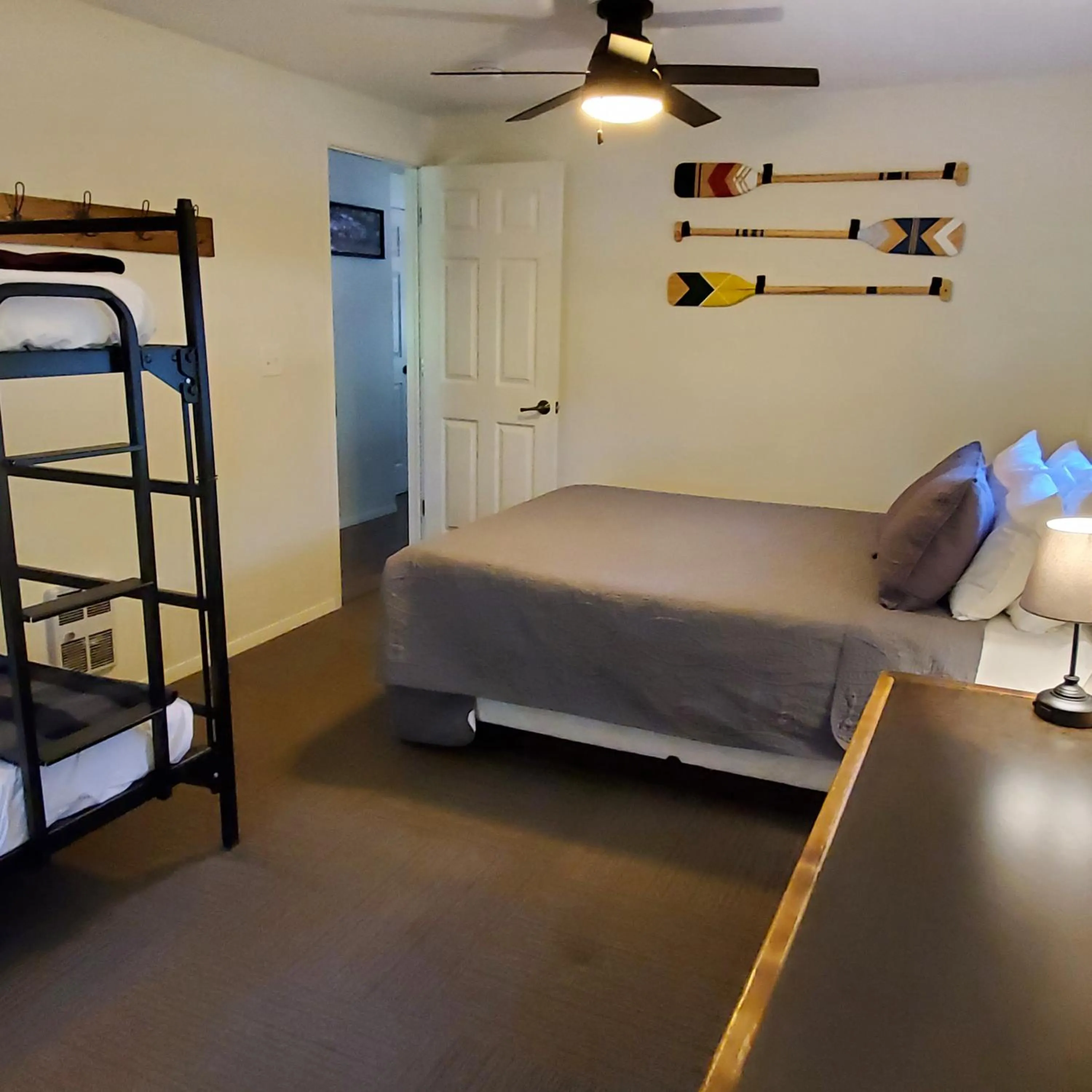 Bed in Eagle Cap Chalets