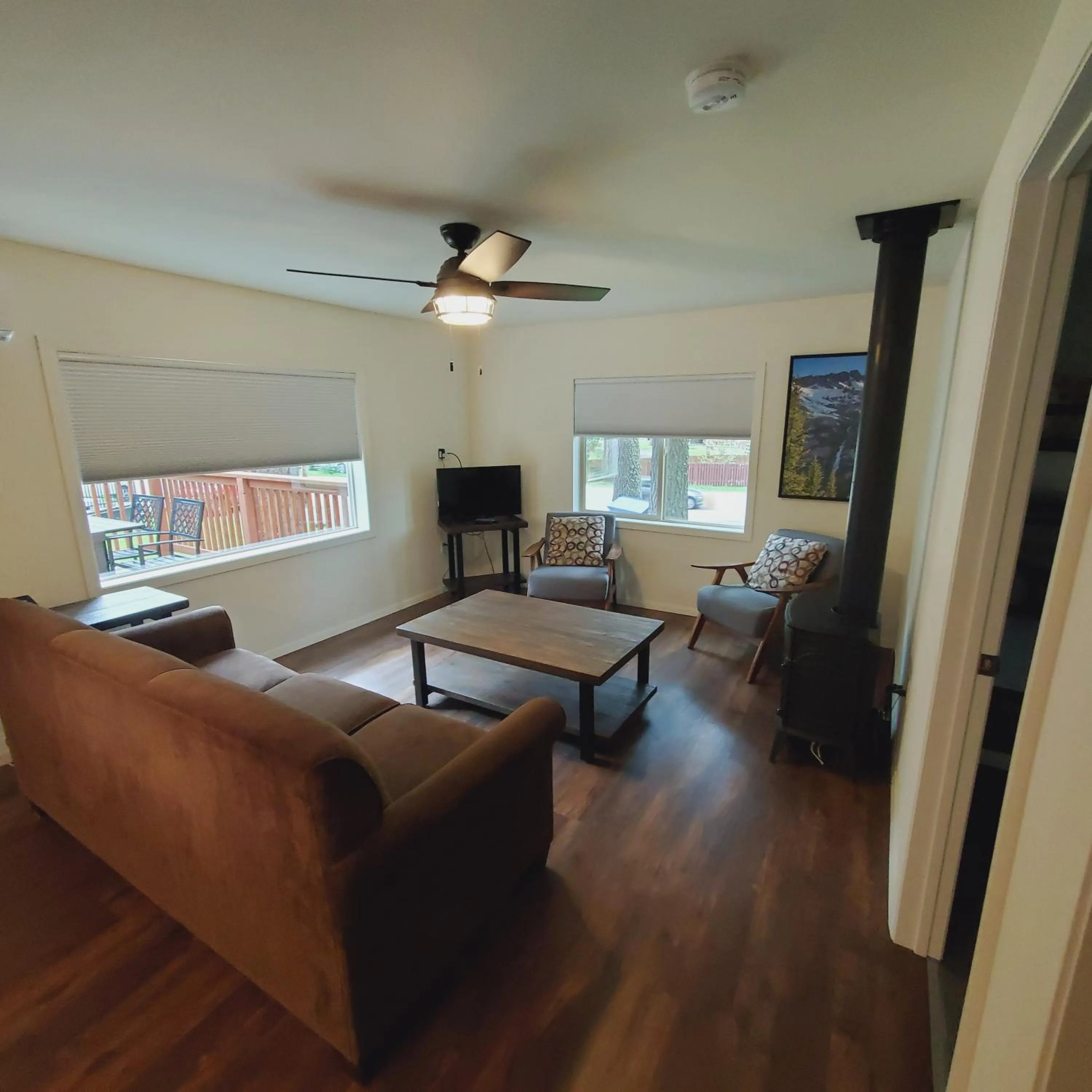 Living room in Eagle Cap Chalets