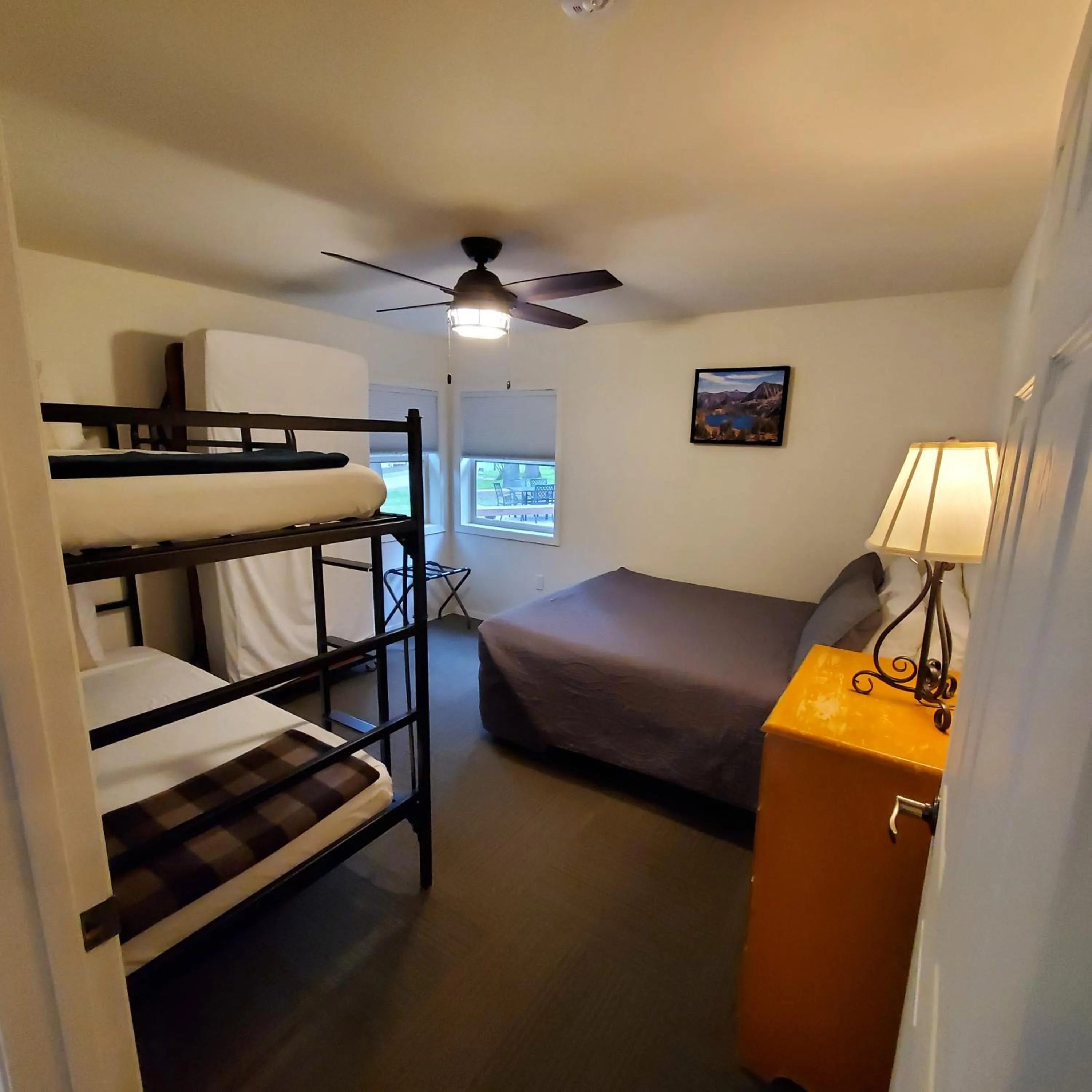 Bed in Eagle Cap Chalets