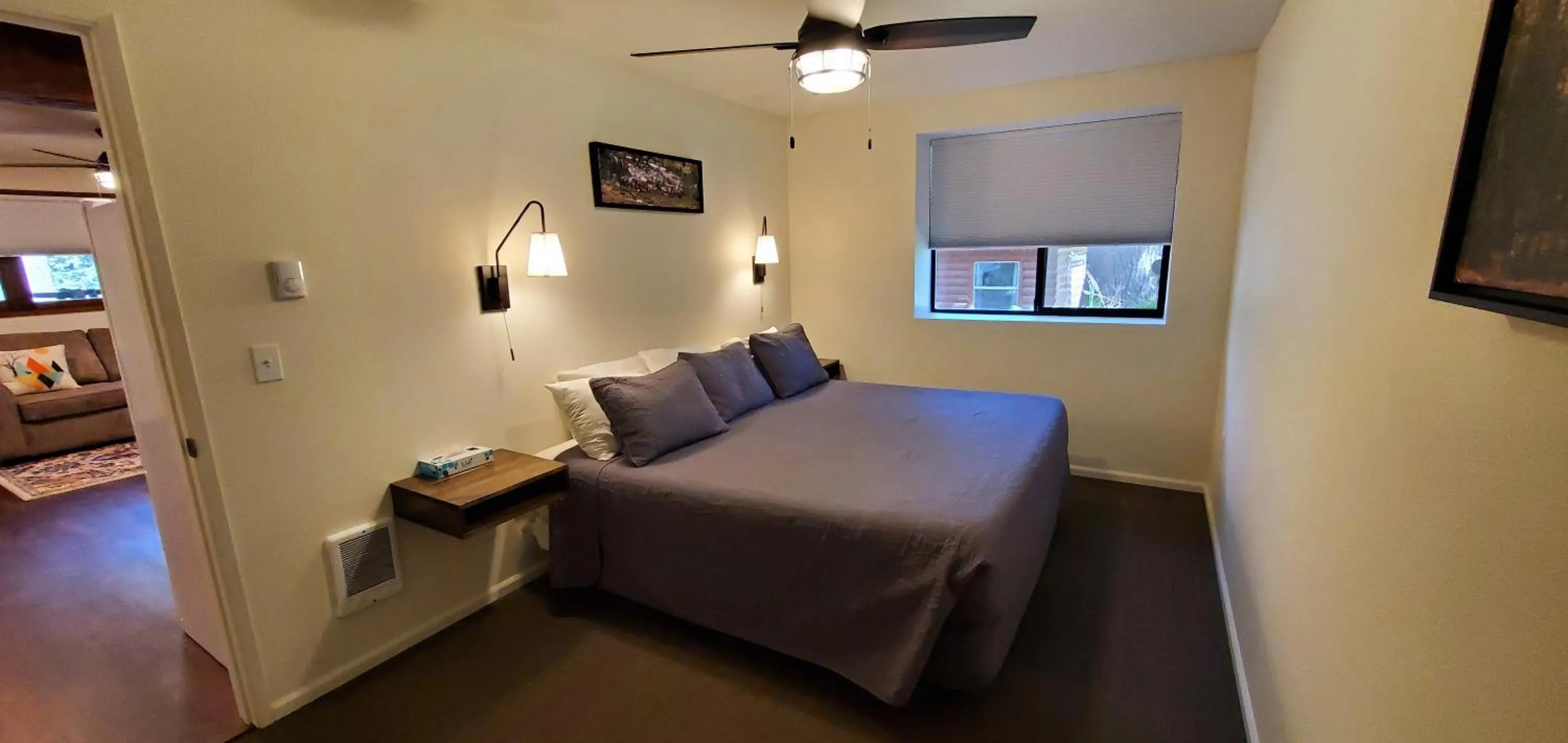 Bed in Eagle Cap Chalets