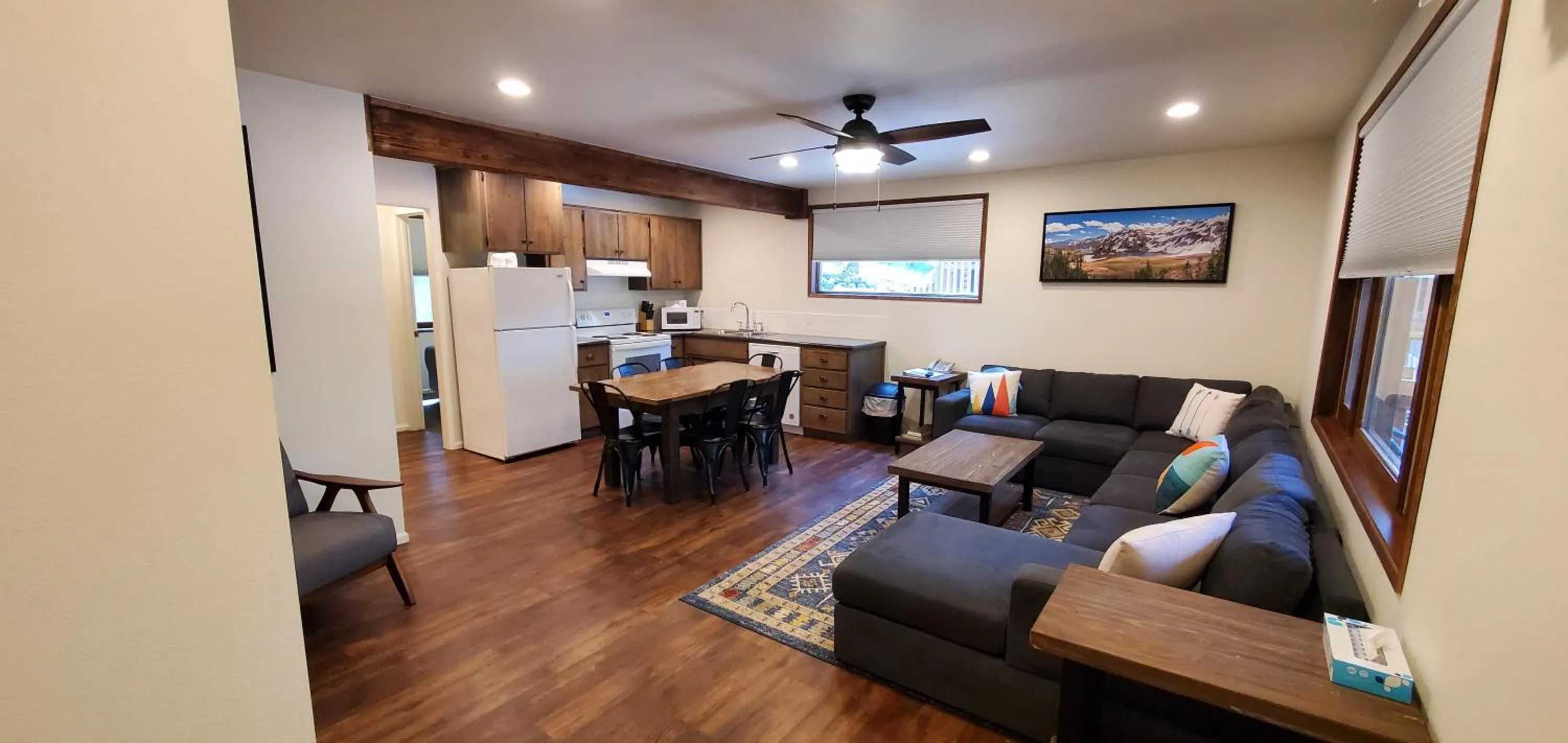 Living room in Eagle Cap Chalets