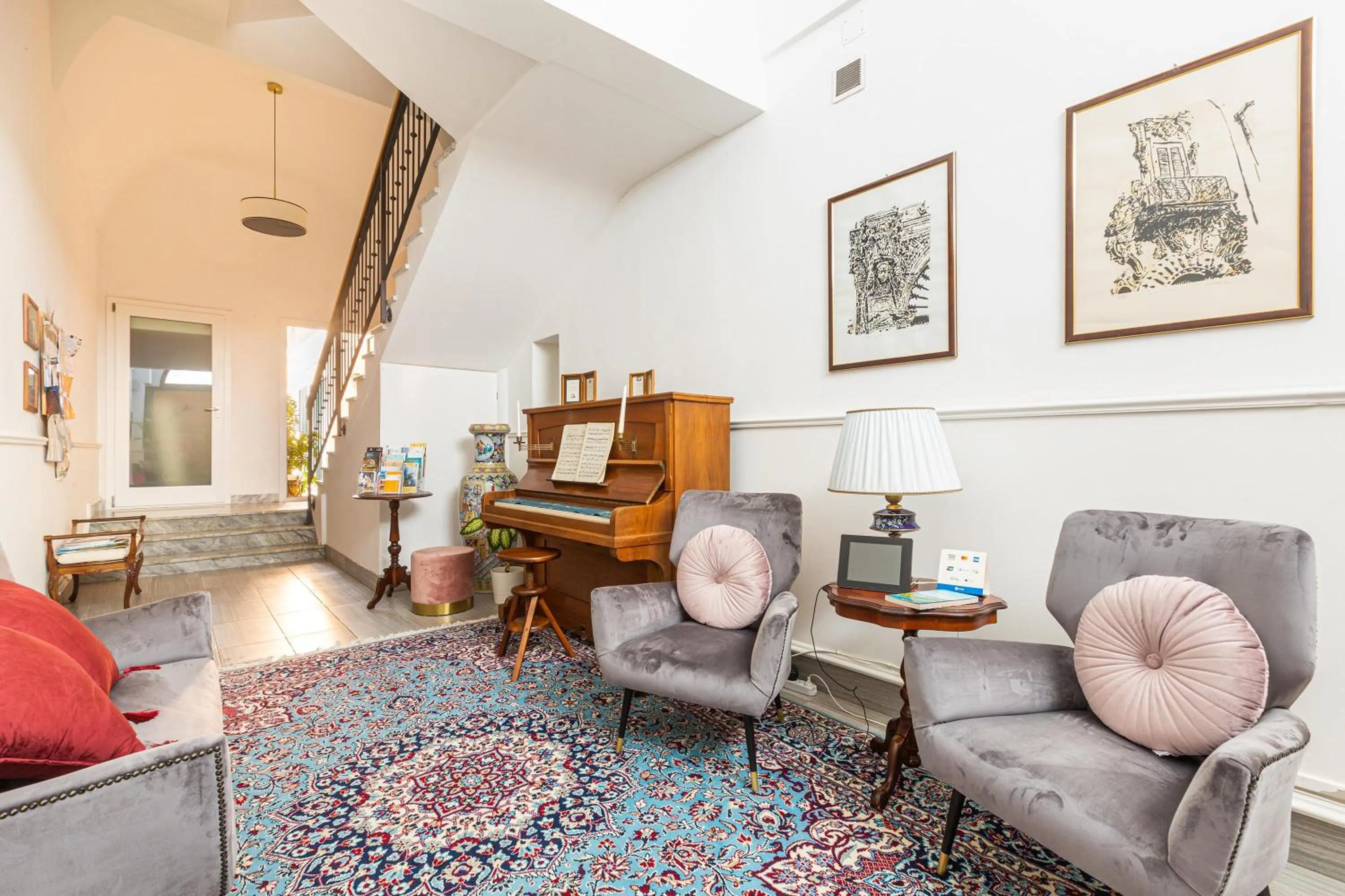 Lobby or reception in Dimora Le Tre Muse Guesthouse