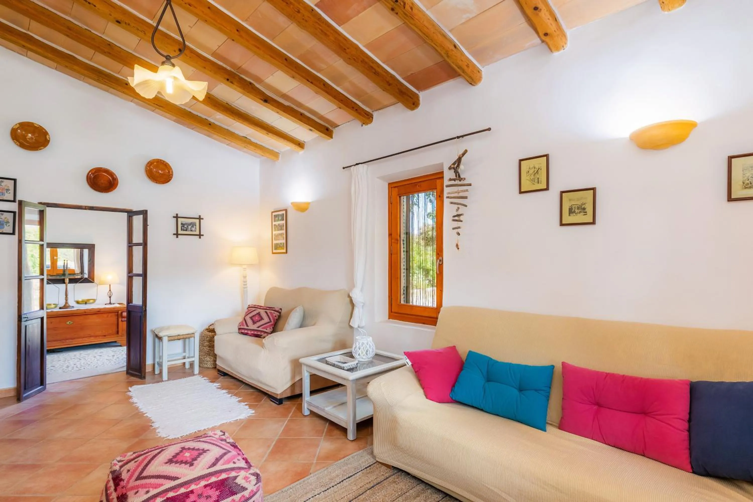 Living room in Sa Creu De Saume