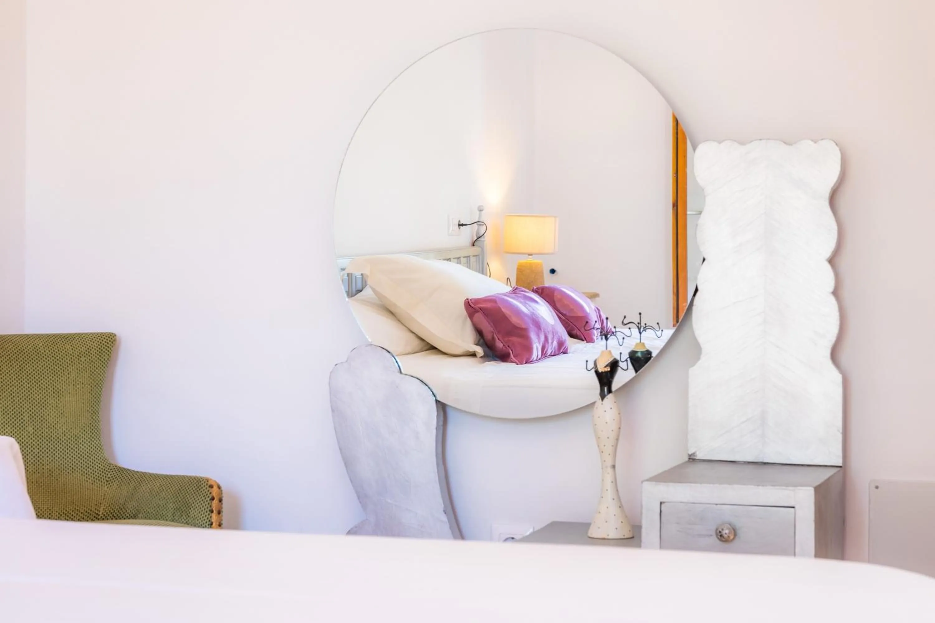Living room, Bed in Sa Creu De Saume