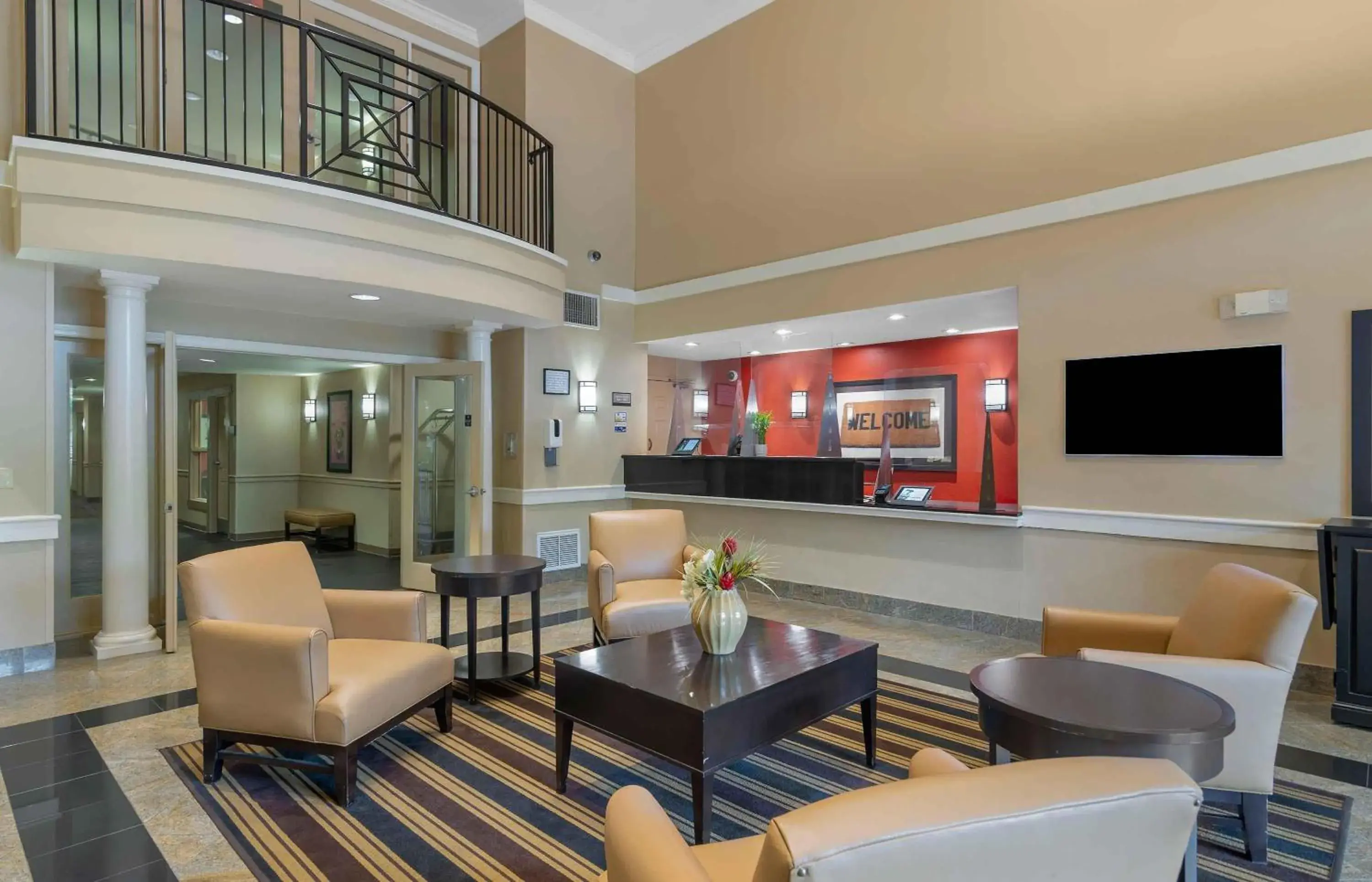 Lobby or reception in Extended Stay America Suites - Atlanta - Alpharetta - Northpoint - West Lobby or reception in Extended Stay America Suites - Atlanta - Alpharetta - Northpoint - West
