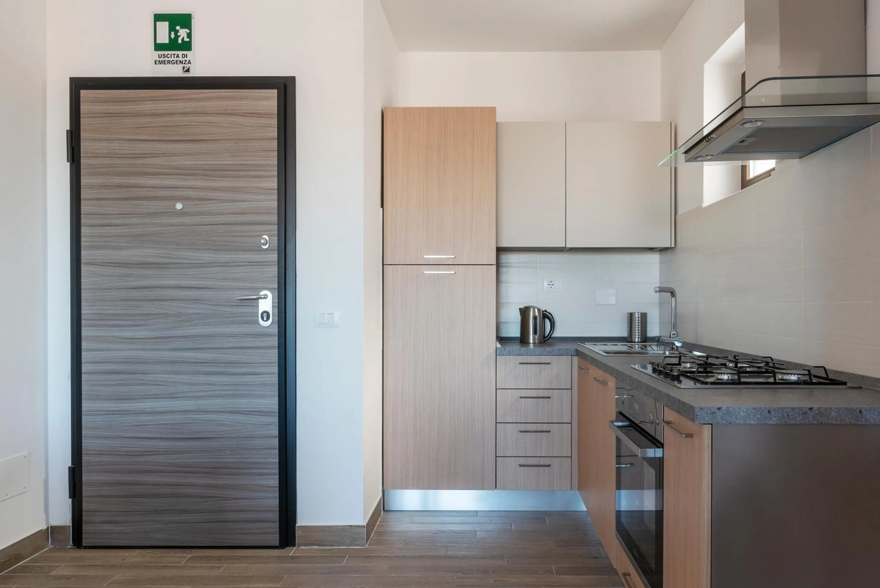 Kitchen or kitchenette in GuestHost - Fonte Laurentina Apartments