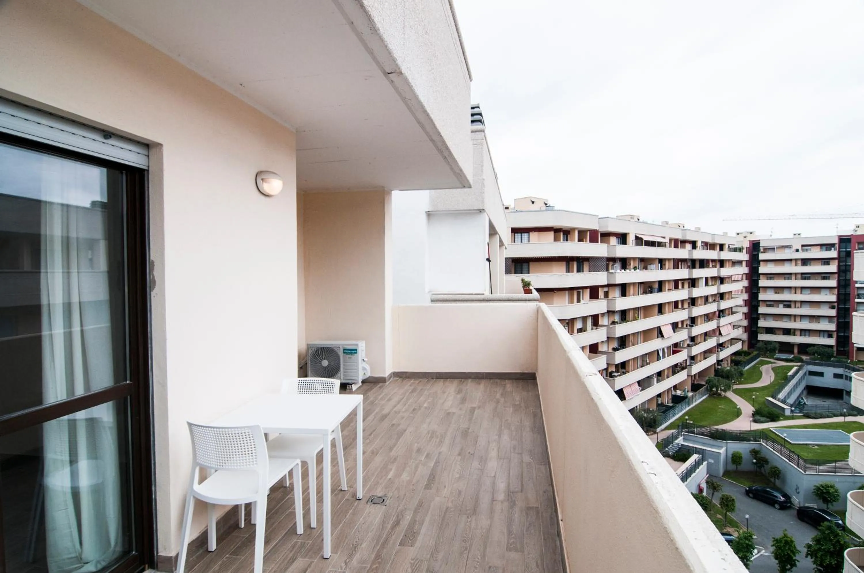 Balcony/Terrace in GuestHost - Fonte Laurentina Apartments