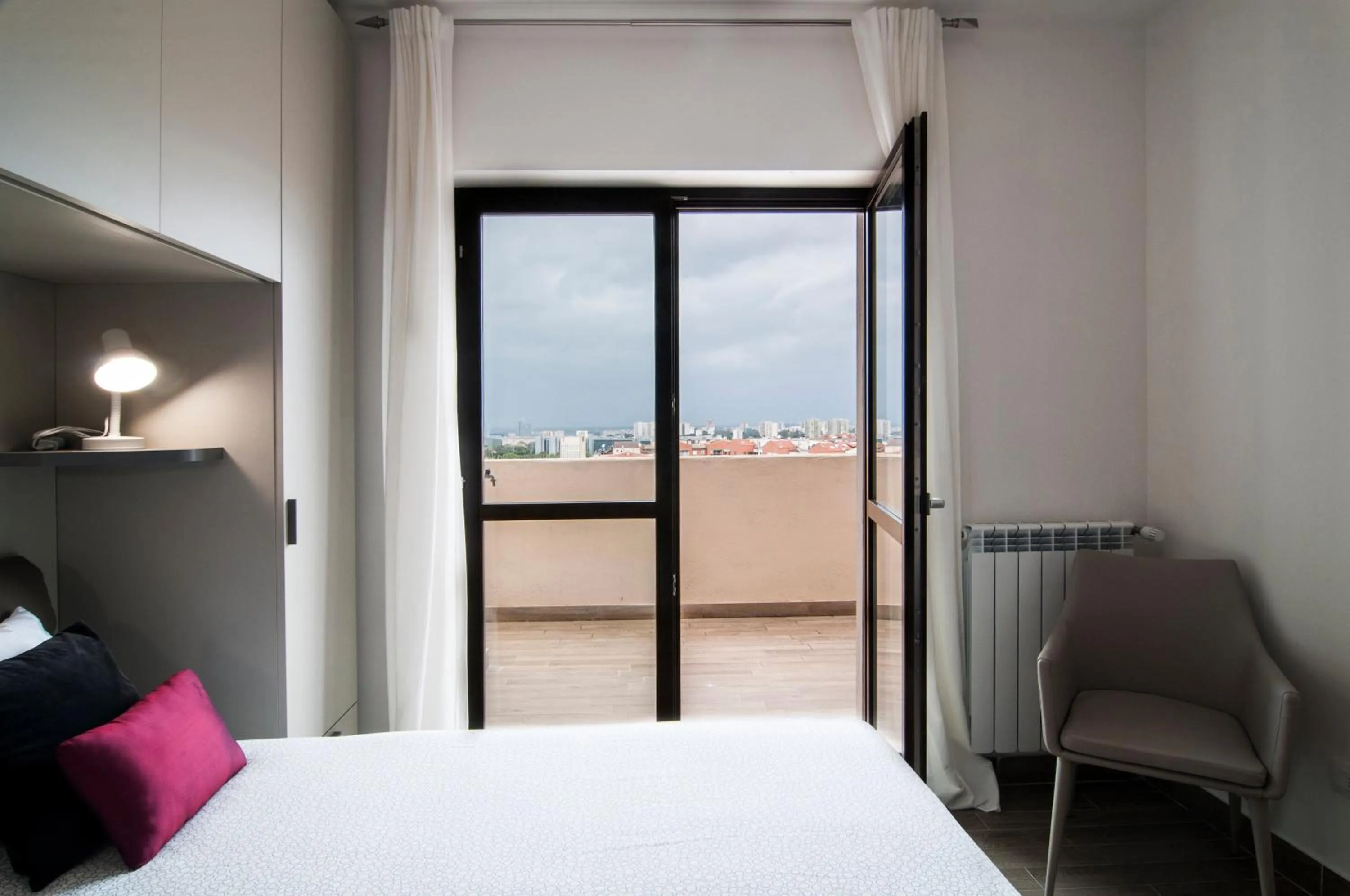 Bedroom, Bed in GuestHost - Fonte Laurentina Apartments