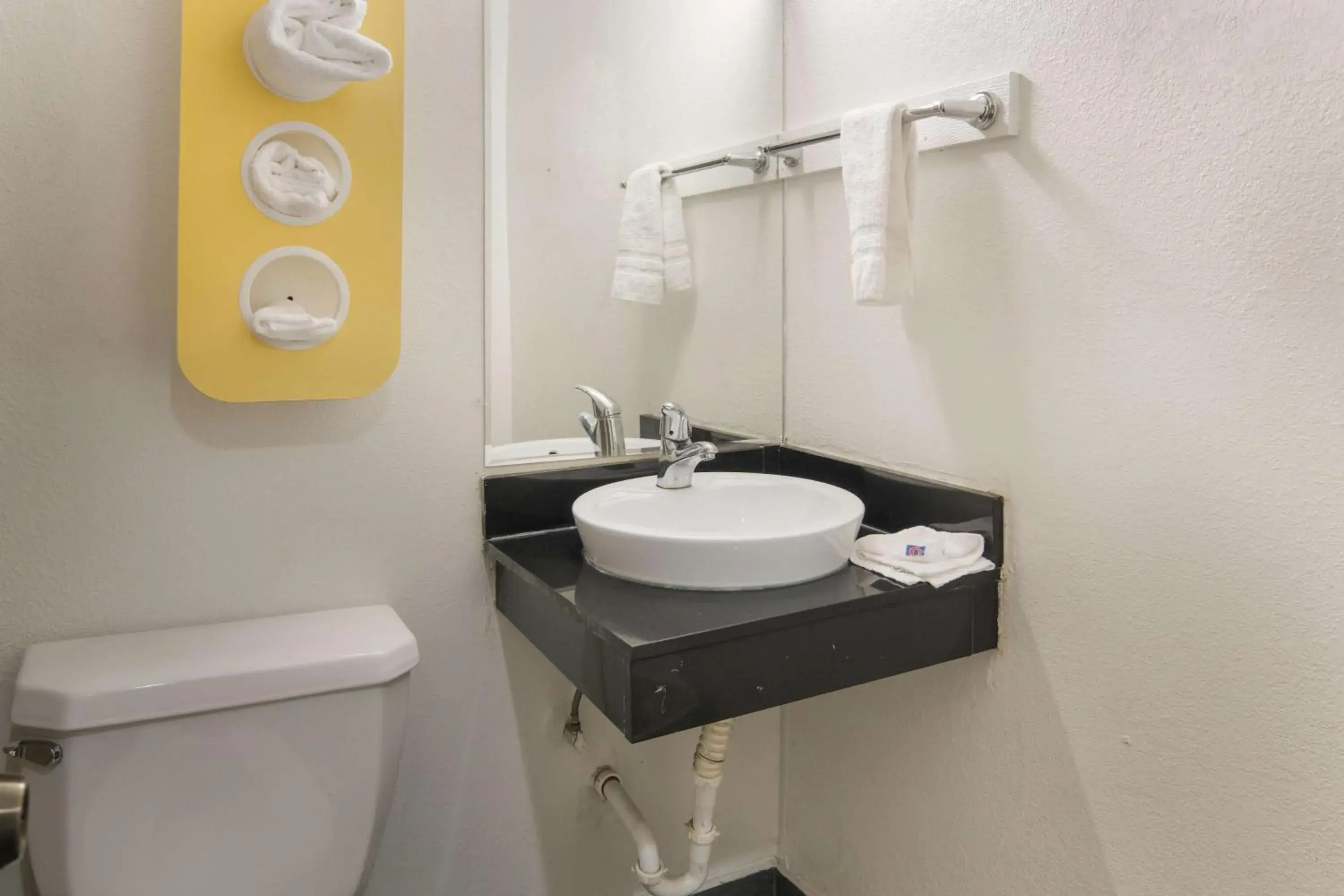 Bathroom in Motel 6-Fort Worth, TX - Seminary Bathroom in Motel 6-Fort Worth, TX - Seminary