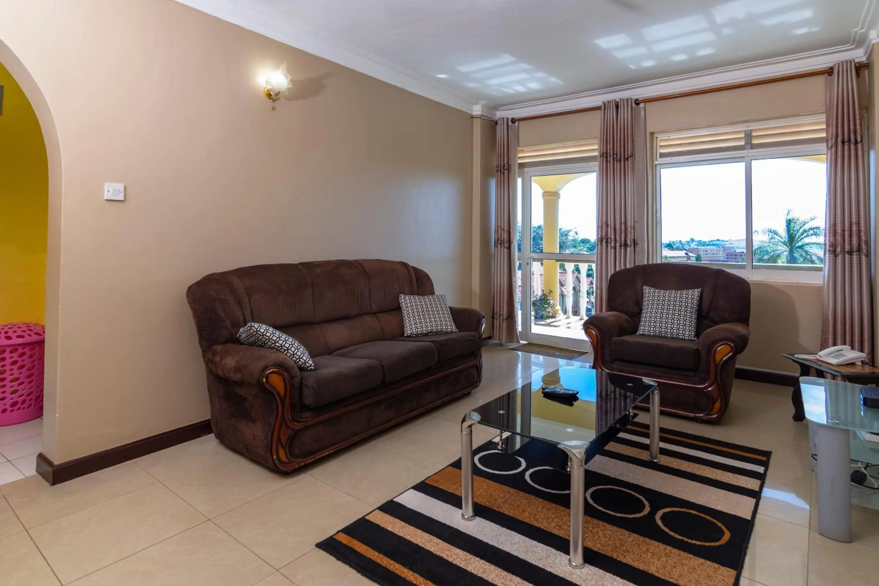 Living room in Karibu BB Suites