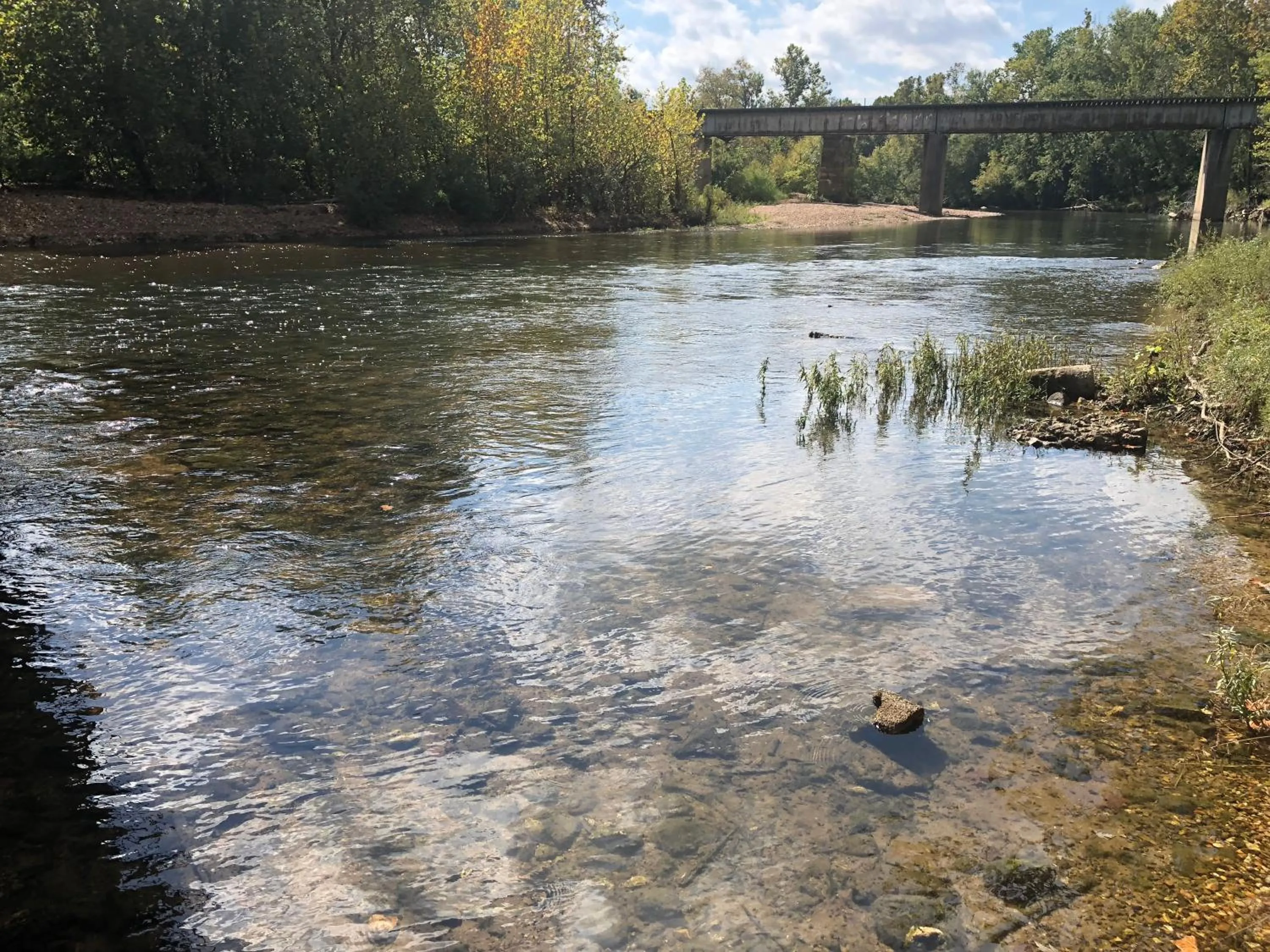Natural landscape in Meramec River Resort