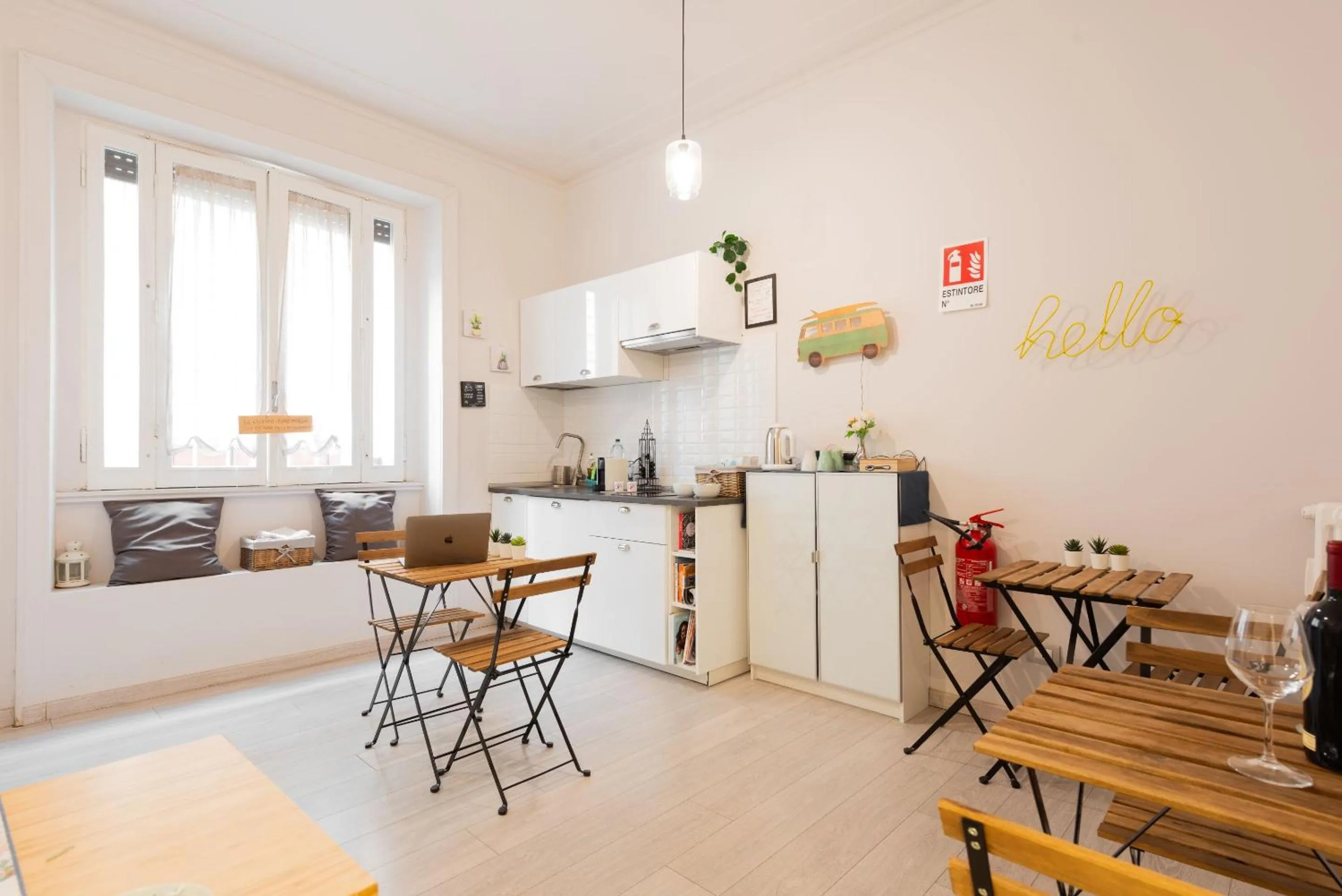 Living room in Winkler Suites