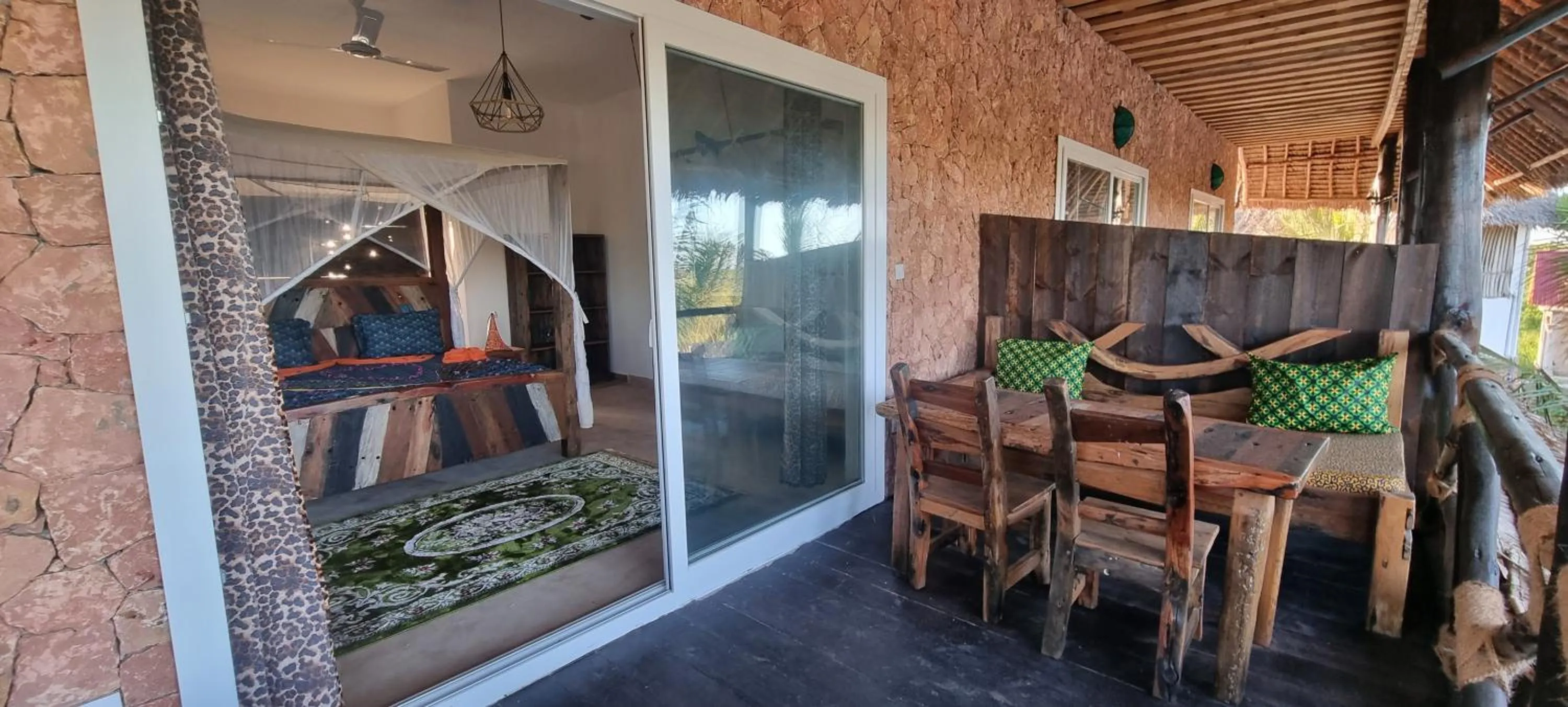 Balcony/Terrace in Salama & Mbuyuni Bungalows