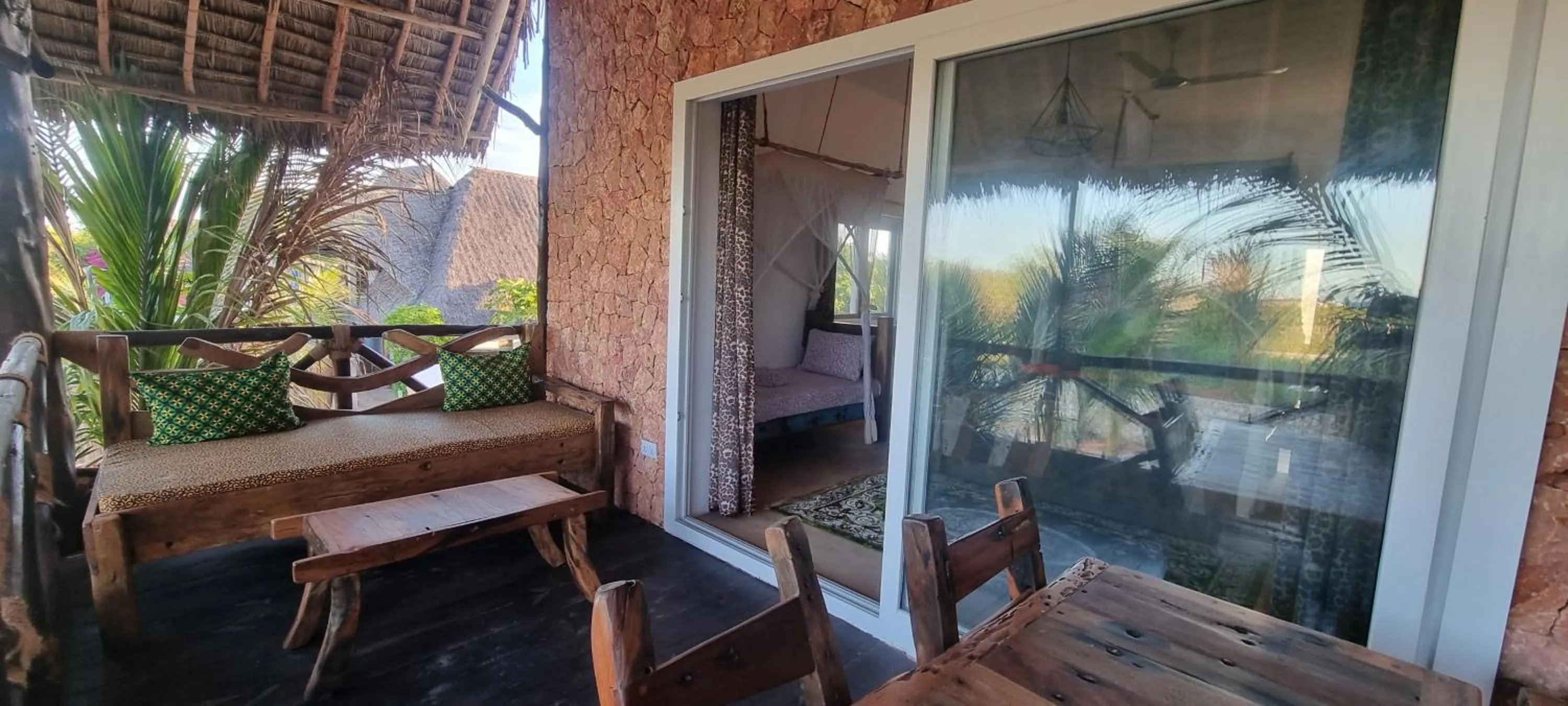 Balcony/Terrace in Salama & Mbuyuni Bungalows