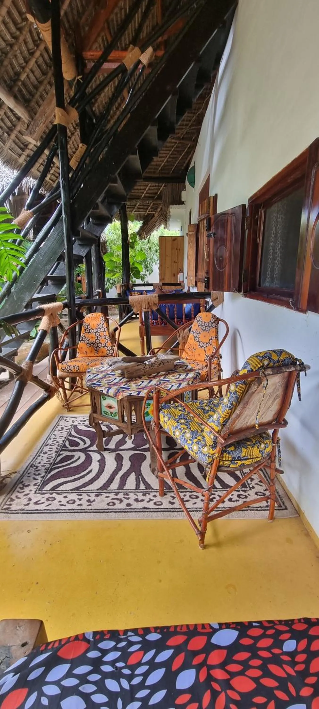 Seating area in Salama & Mbuyuni Bungalows