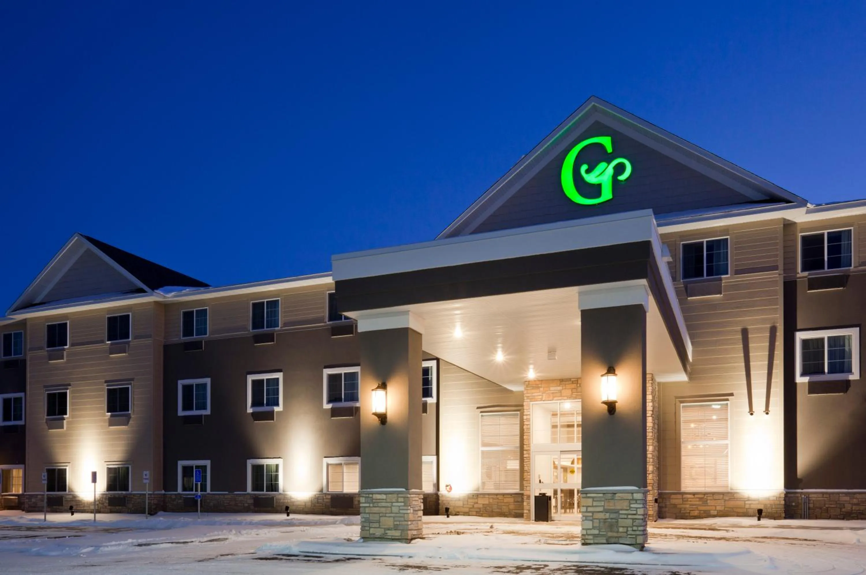 Property building in GrandStay Hotel & Suites Rock Valley