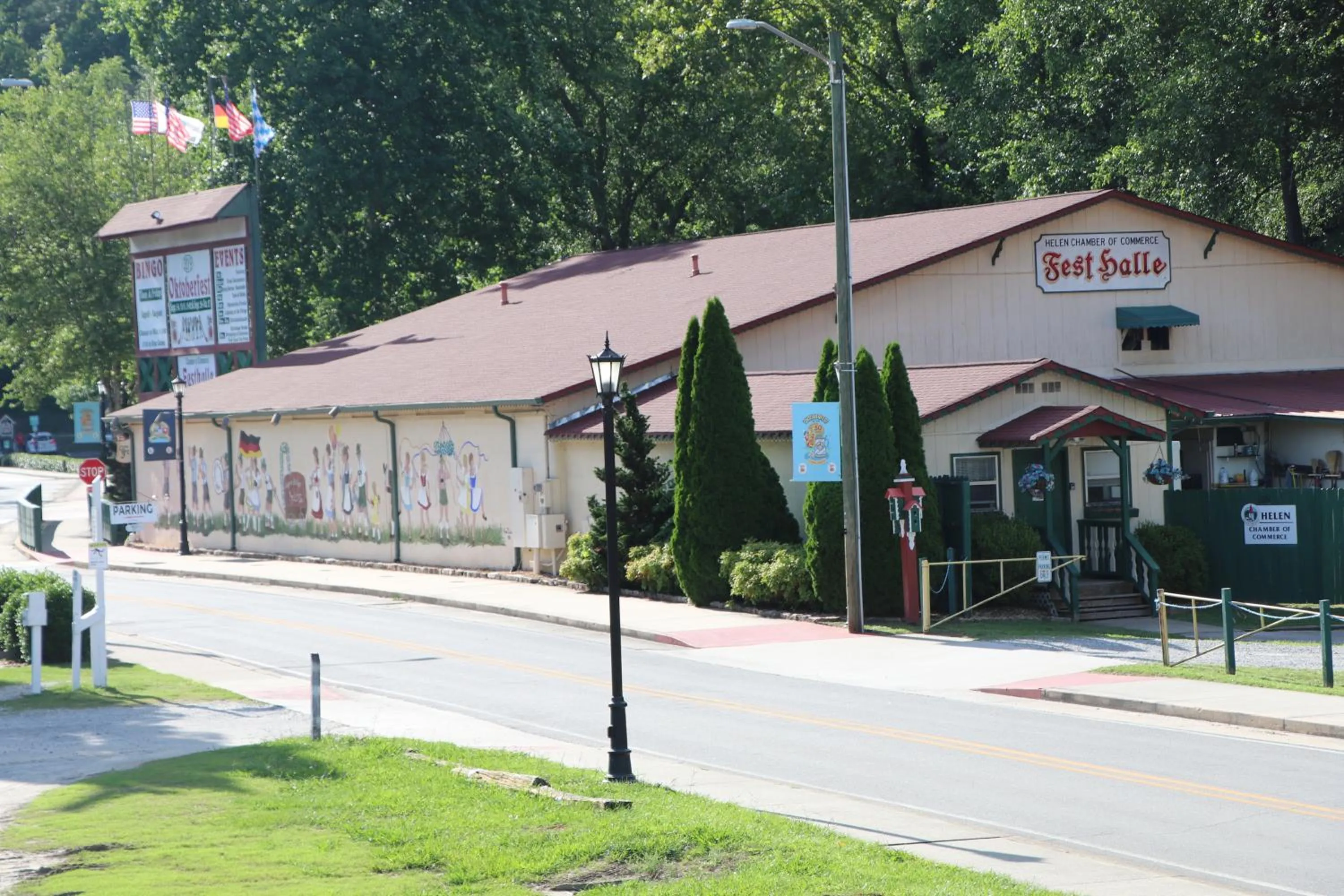 City view in Alpine Village Inn