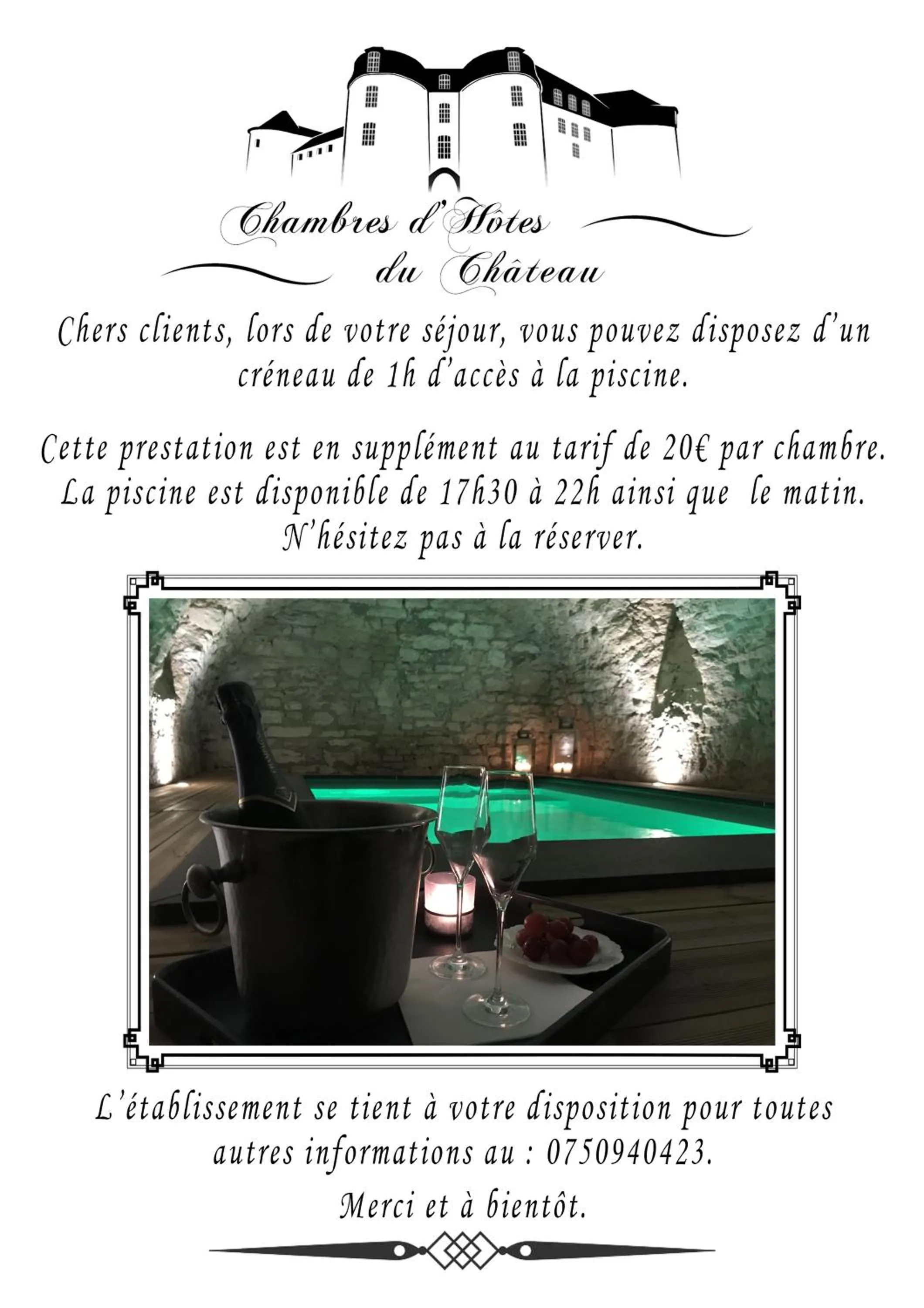 Chambres d'hôtes du château