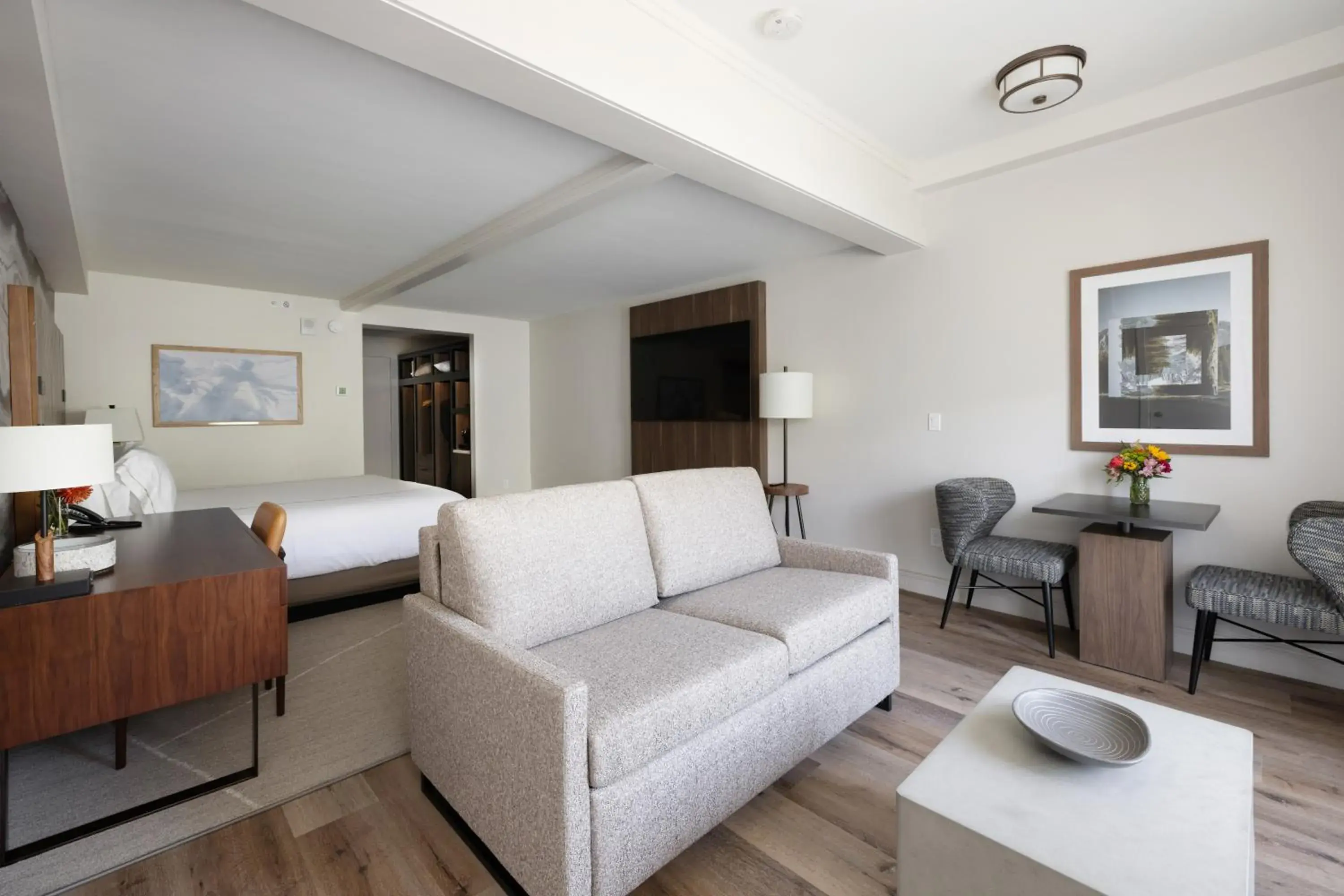 Studio - Disability Access Gore Creek View in Sitzmark Vail Studio - Disability Access Gore Creek View in Sitzmark Vail