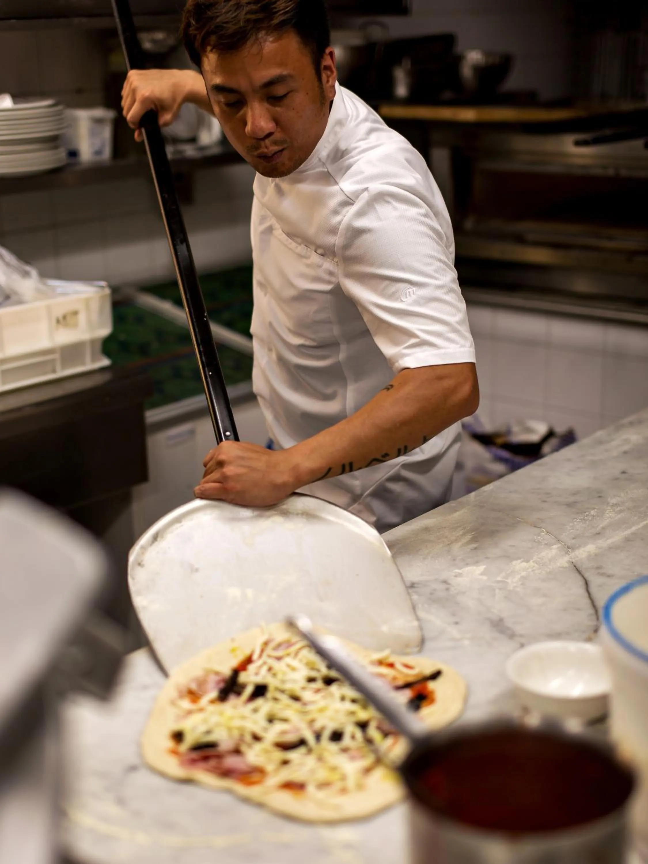 kitchen in Alfred Hotels Monaco - Hôtel rénové