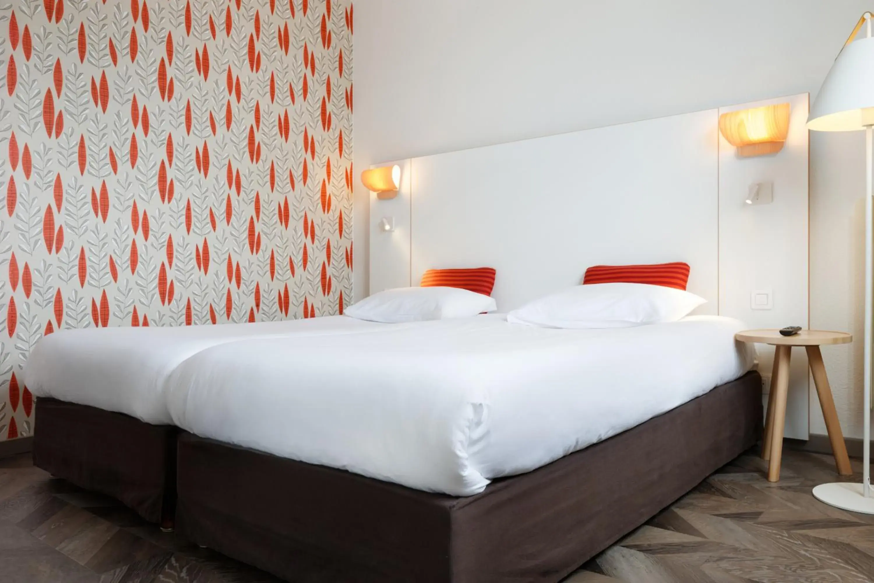 Bedroom, Bed in Logis Hôtel Beauséjour Colmar Bedroom, Bed in Logis Hôtel Beauséjour Colmar