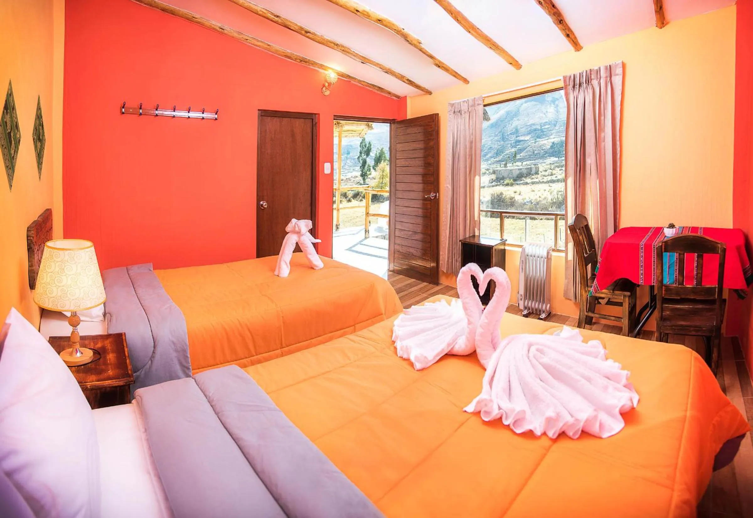 Bed in Le Foyer Colca