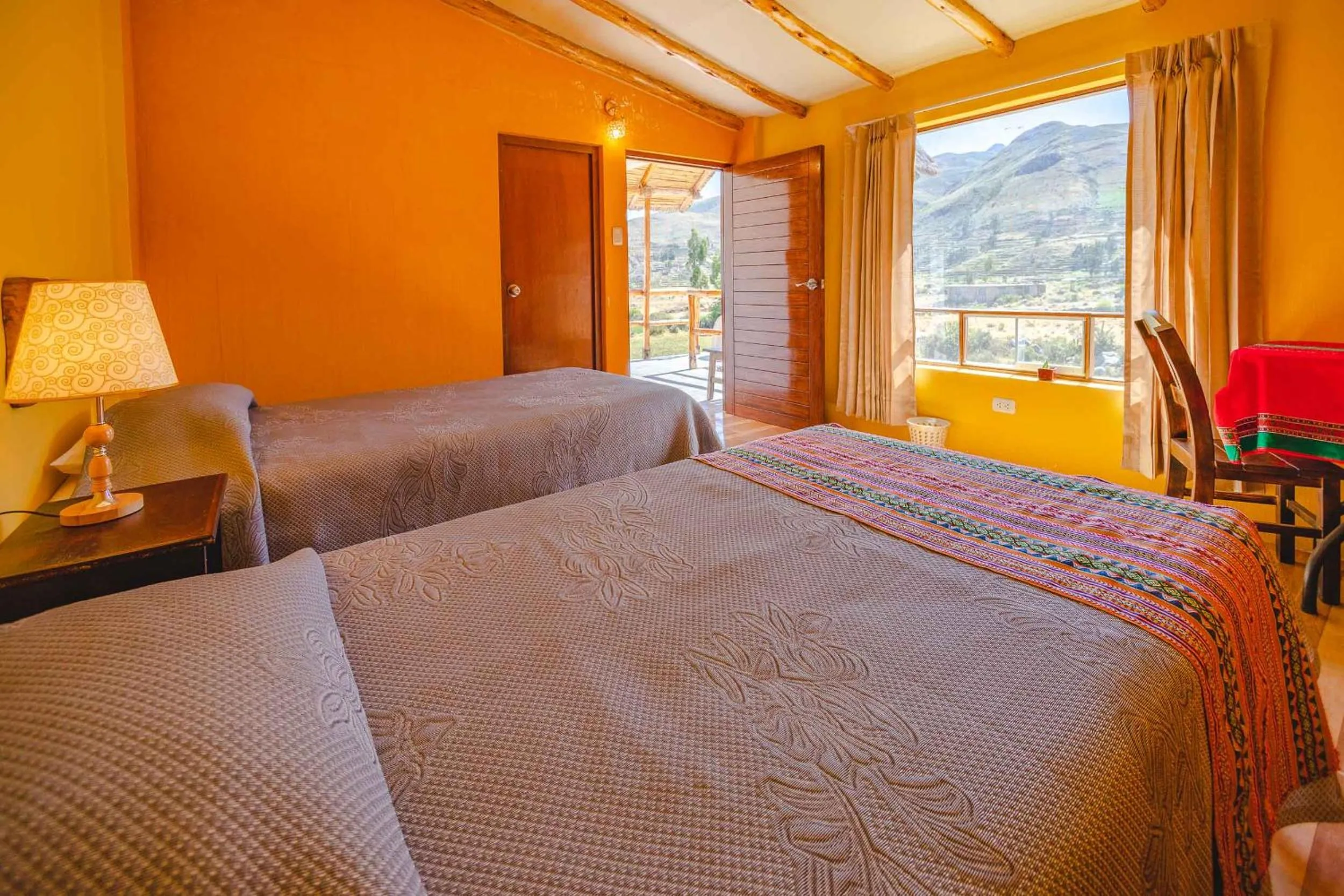 Bed in Le Foyer Colca