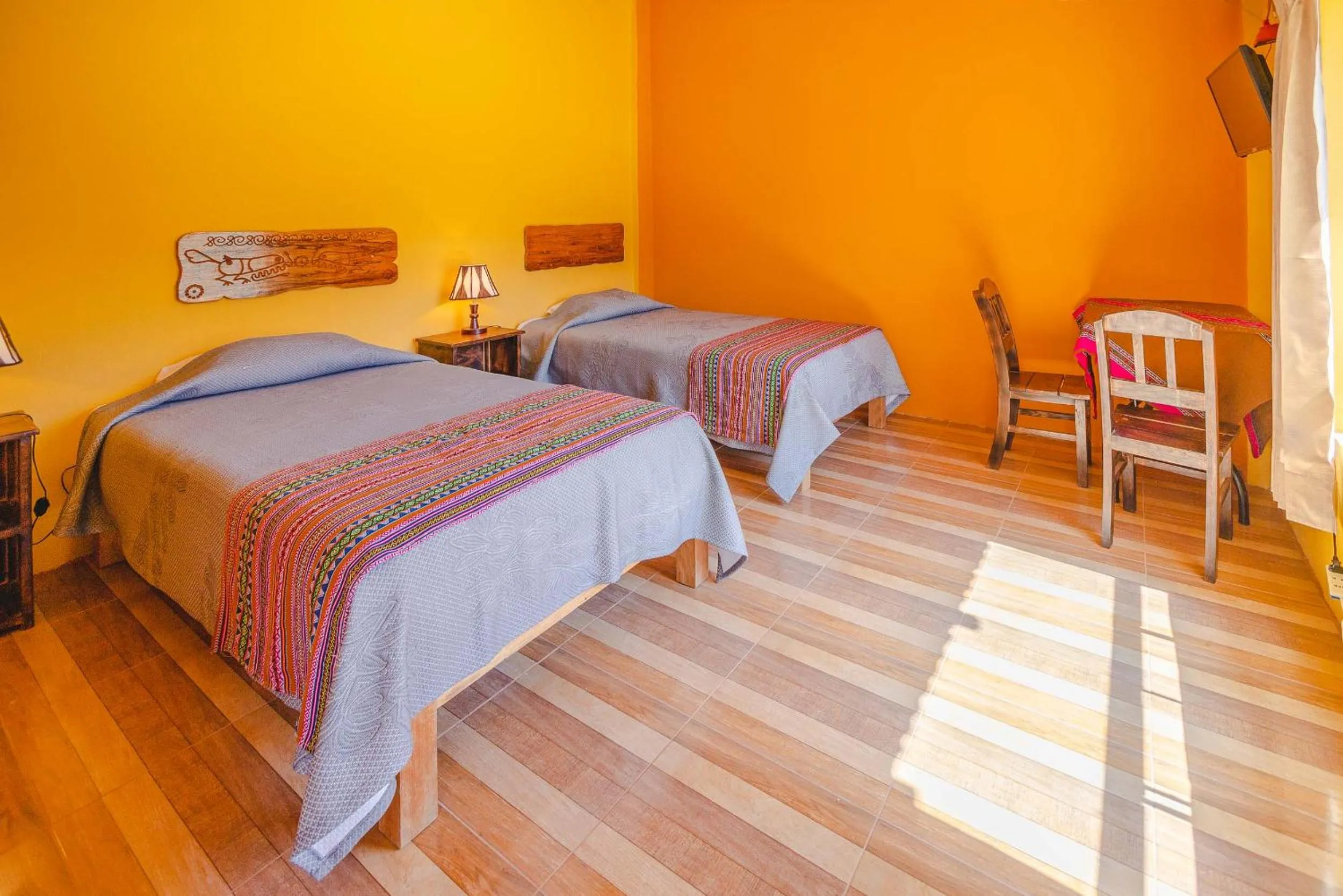 Bed in Le Foyer Colca