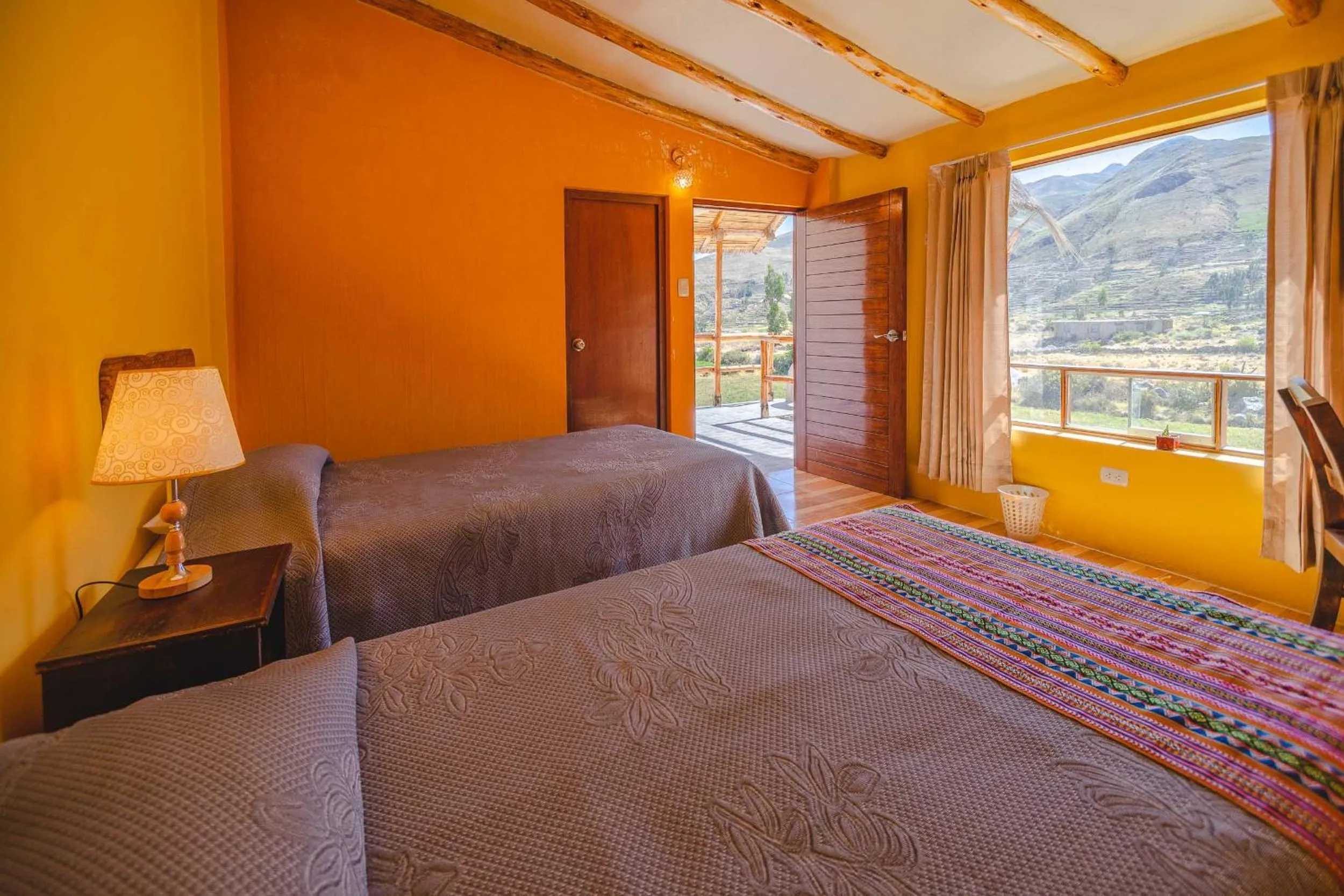 Bed in Le Foyer Colca