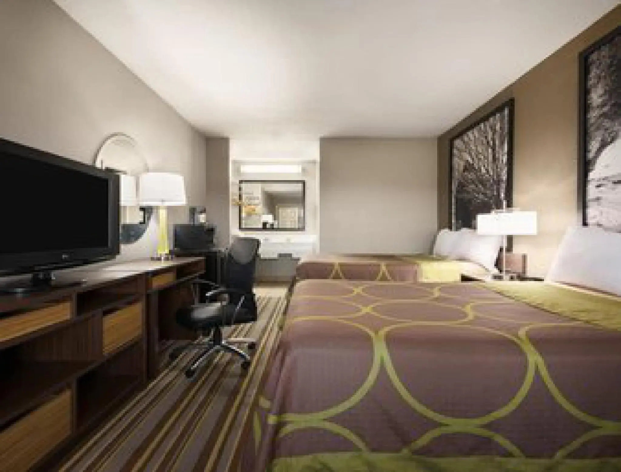 Deluxe Double Room with Two Double Beds - Non-Smoking in Super 8 by Wyndham Wytheville Deluxe Double Room with Two Double Beds - Non-Smoking in Super 8 by Wyndham Wytheville