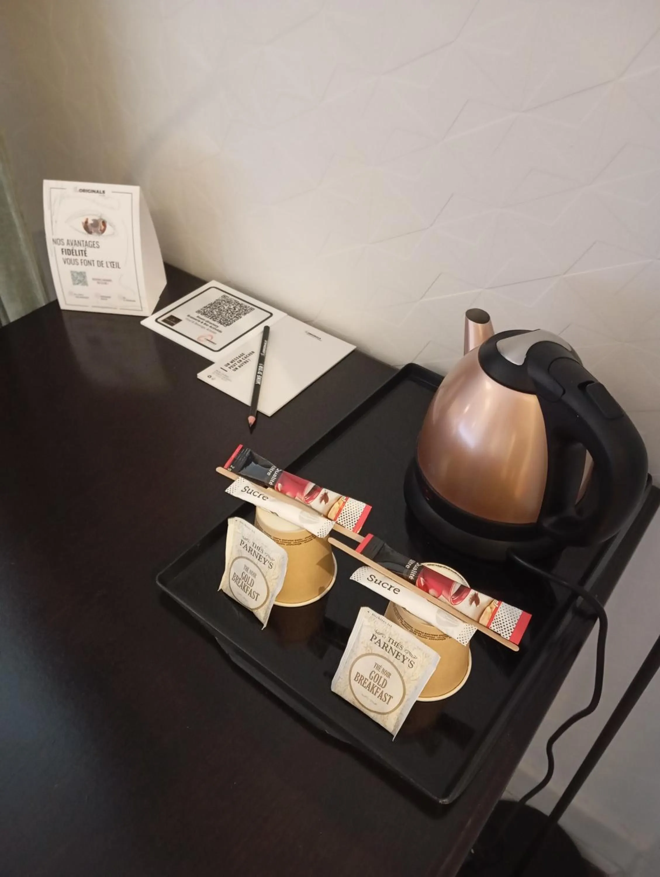 Coffee/tea facilities in The Originals Boutique, Grand Hôtel Saint-Pierre, Aurillac